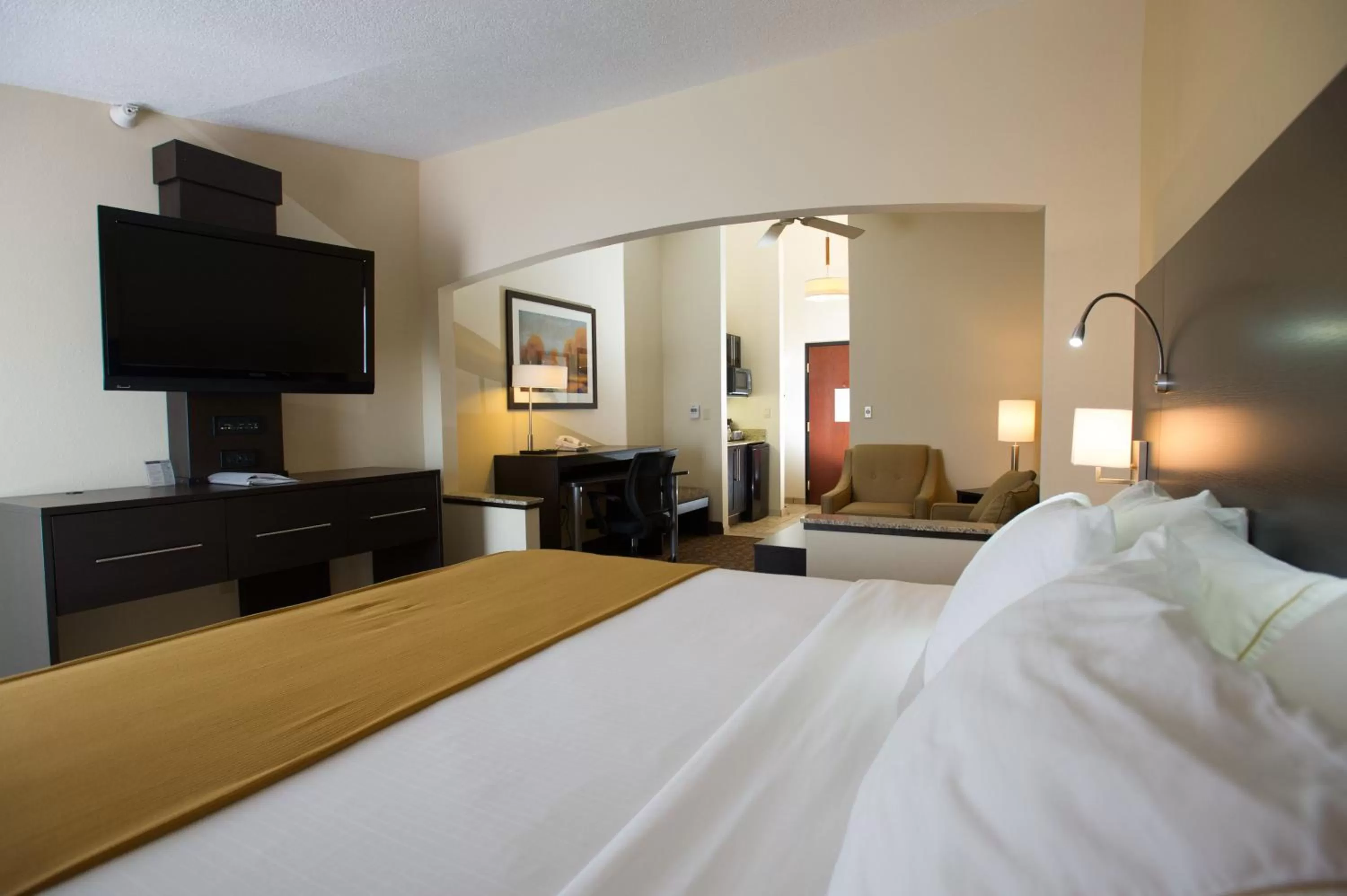 Photo of the whole room, Bed in Holiday Inn Express & Suites Topeka West I-70 Wanamaker by IHG