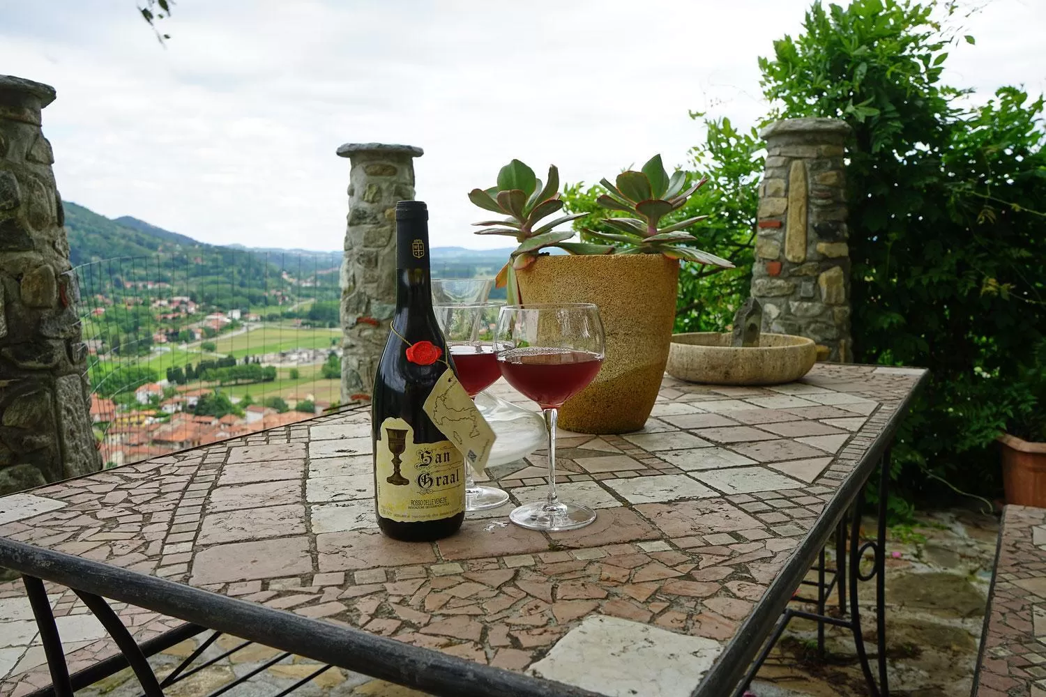 Patio in b&b Antiche Pietre