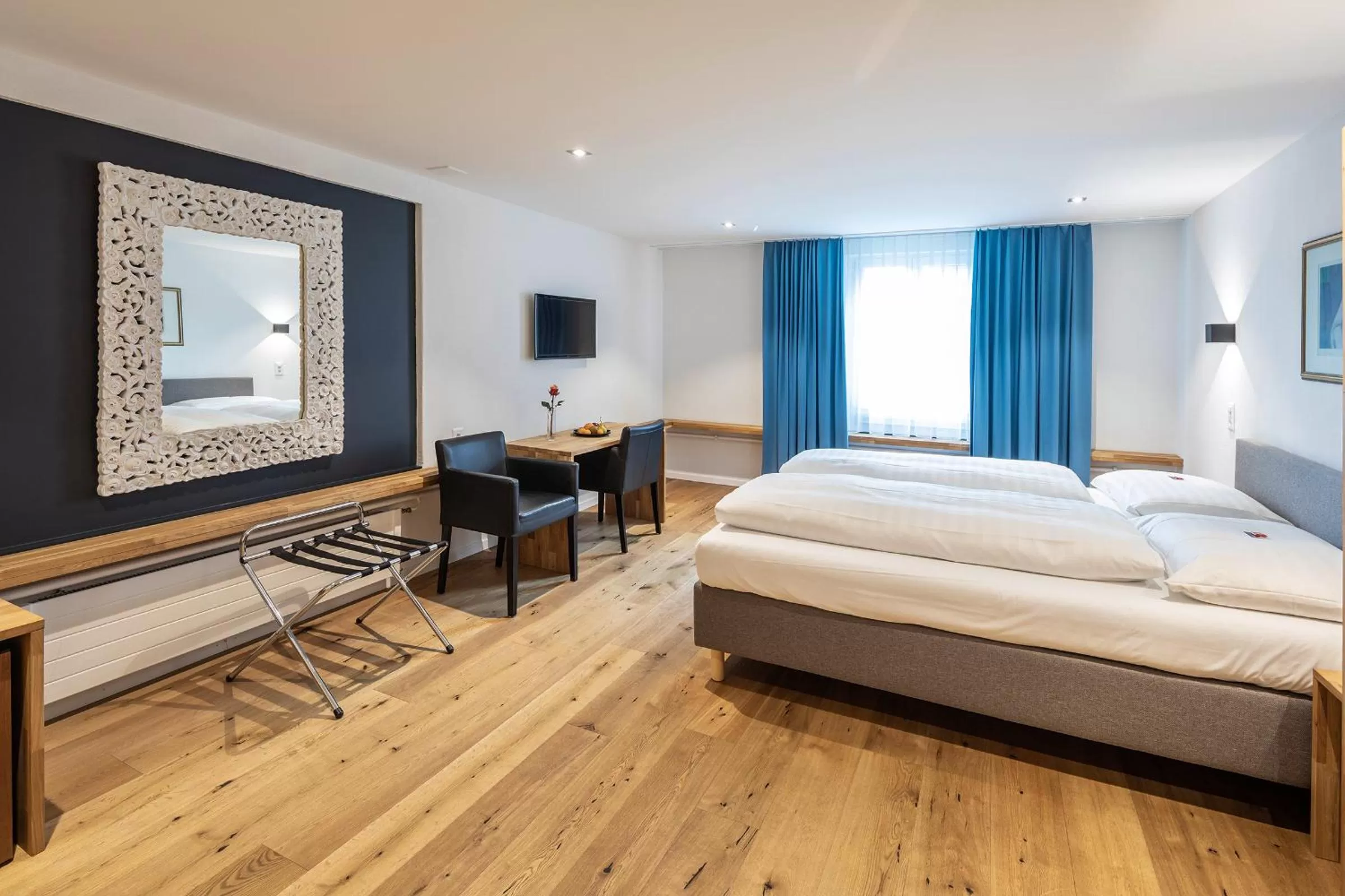 Photo of the whole room, Bed in HotelChur.ch