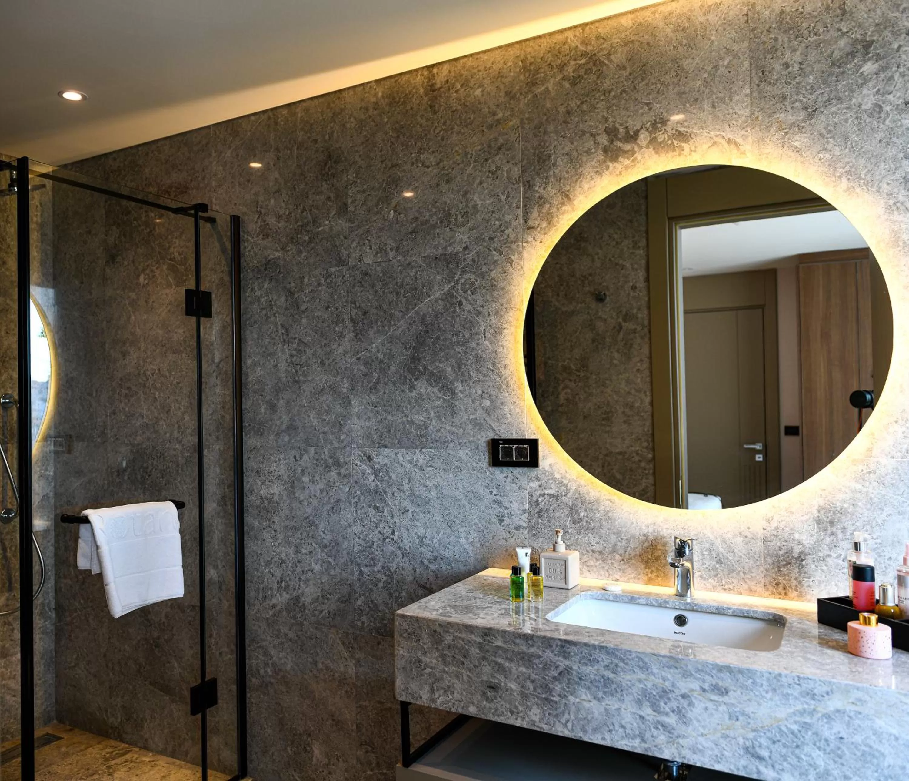 Bathroom in WestSide Residences by Rotana