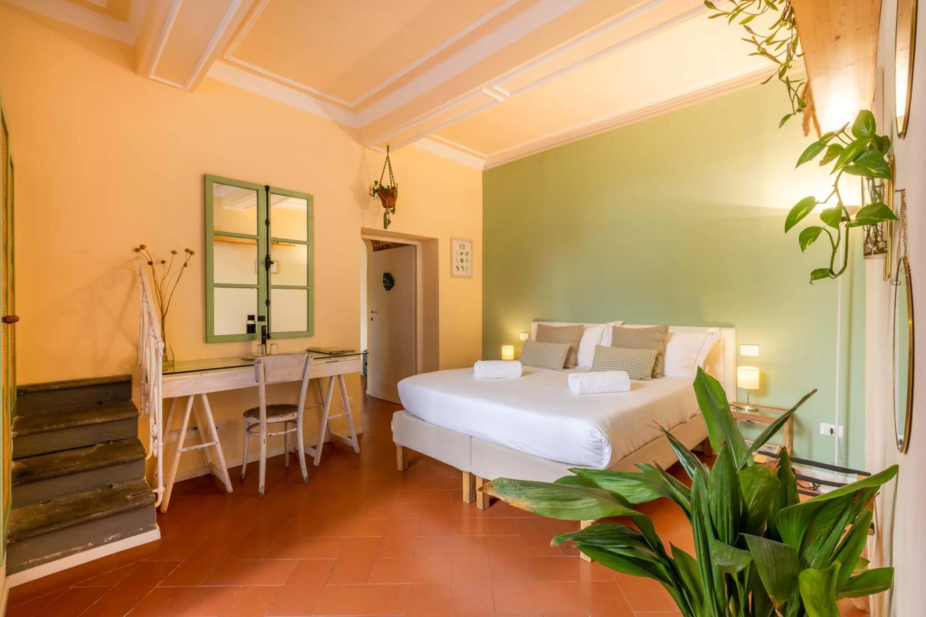 Bedroom, Bed in Secret Garden Firenze B&B