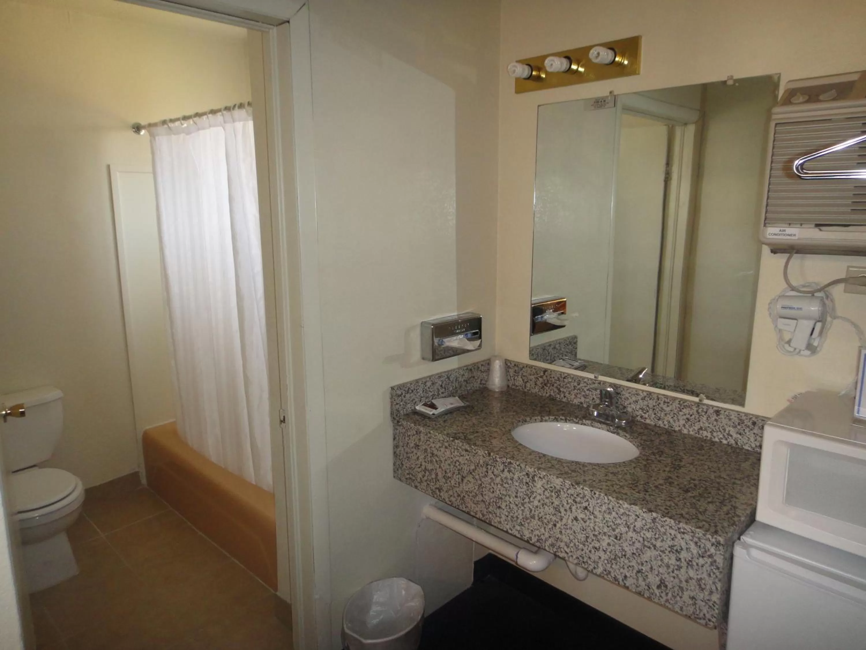 Bathroom in Budget Inn Las Vegas New Mexico