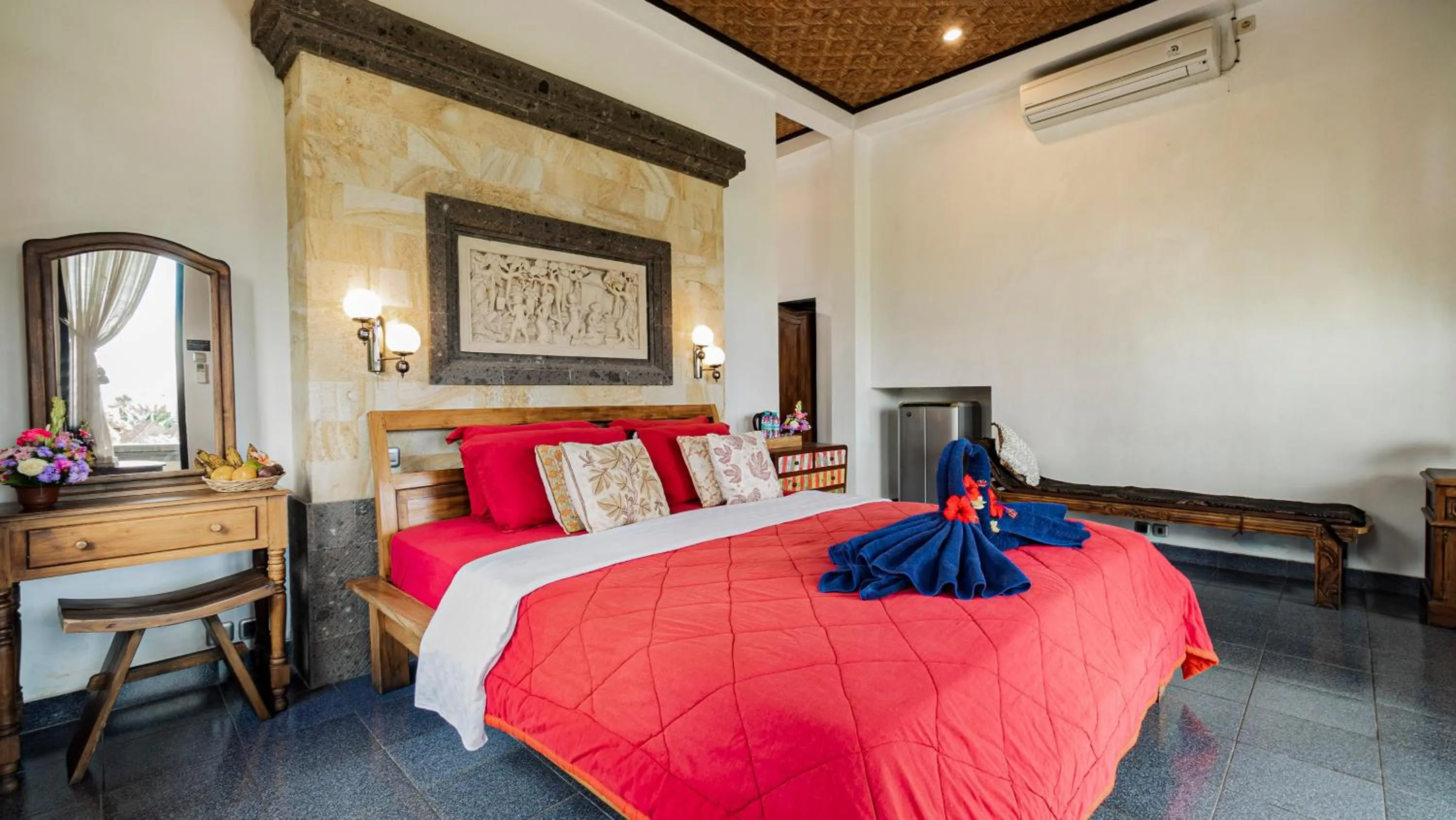 Bed in Kun - Kun Guest House Ubud