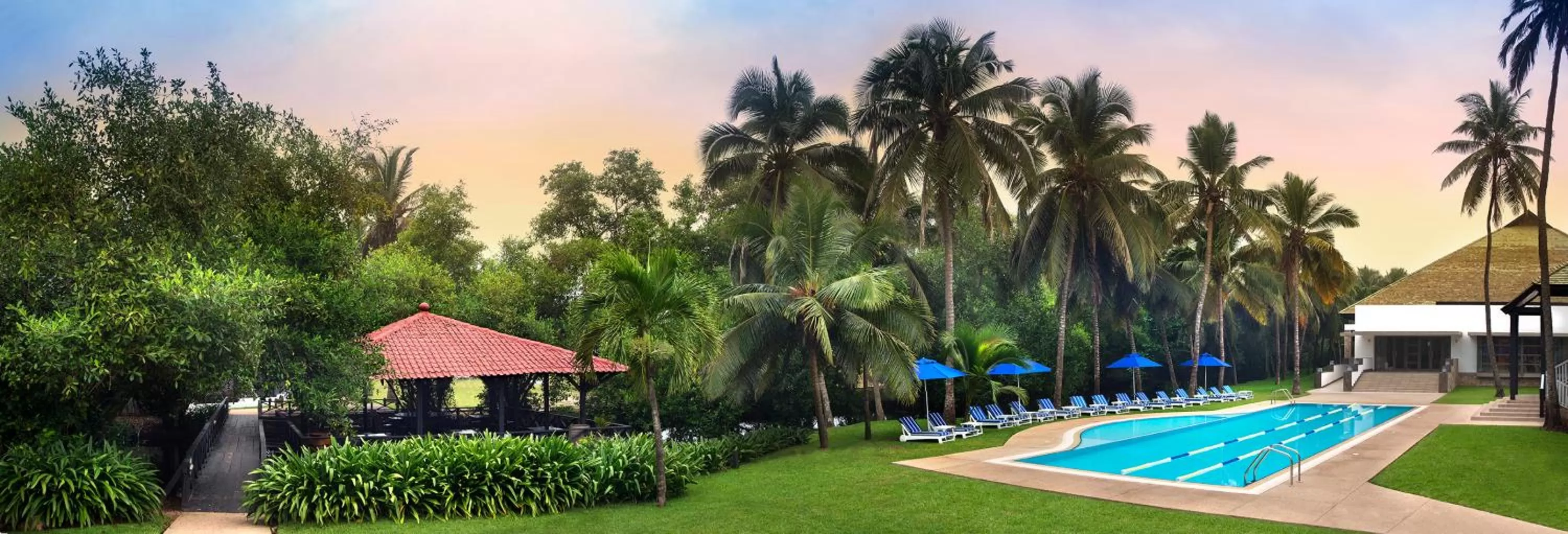 Swimming pool in Labadi Beach Hotel