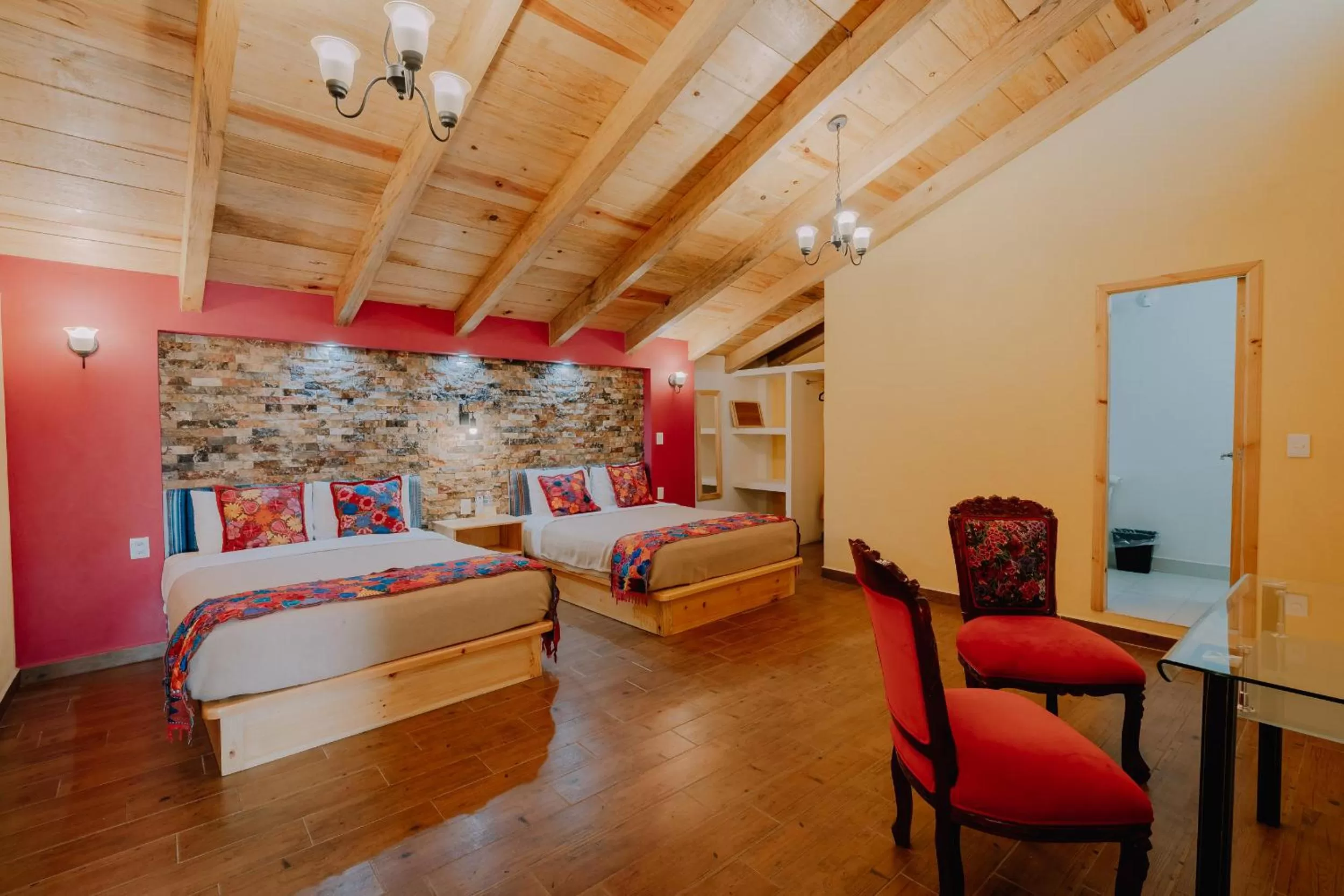 Photo of the whole room, Bed in Hotel Cielo y Selva, San Cristobal de las Casas