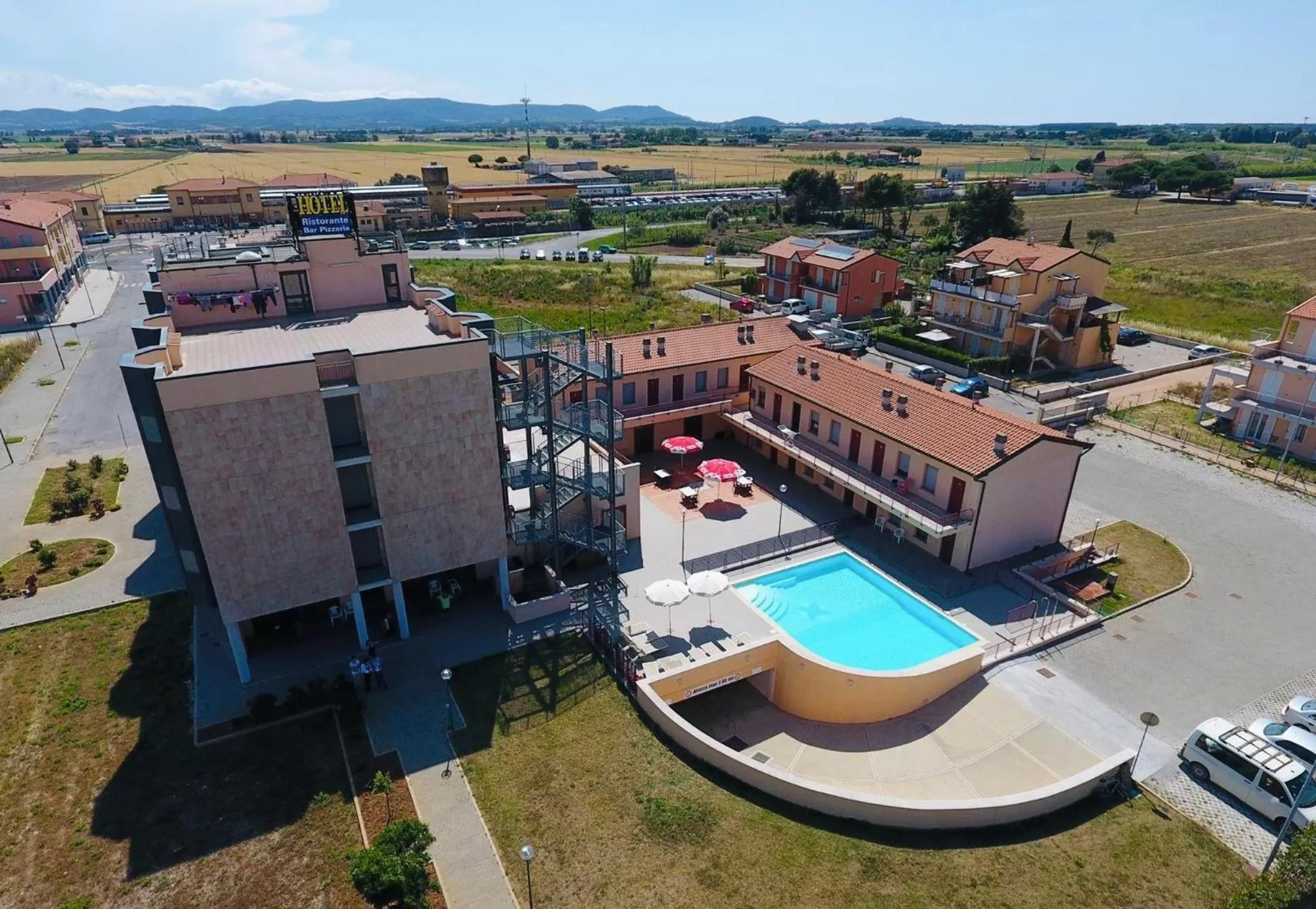 Bird's eye view in Hotel Grecale - Venturina Terme