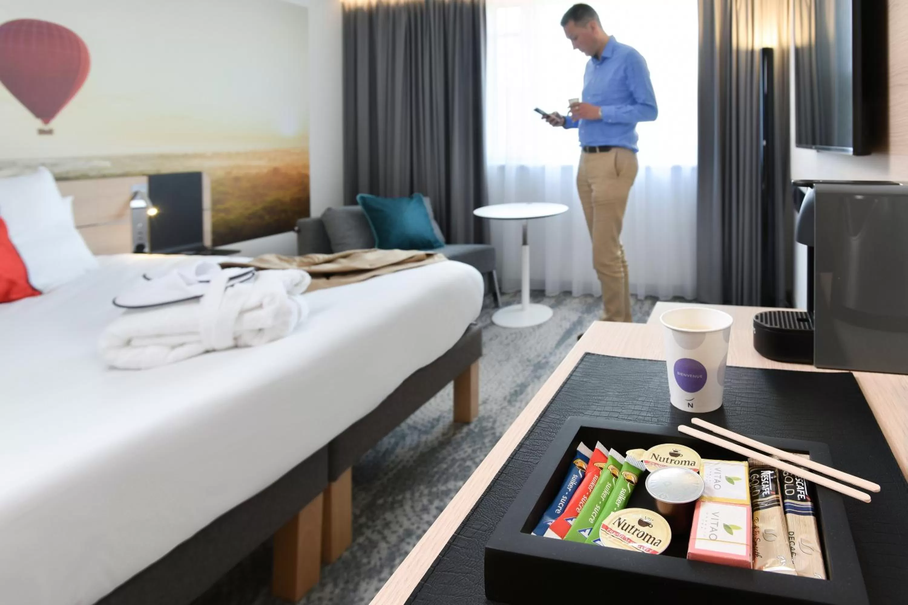 Decorative detail in Novotel Wavre Brussels East