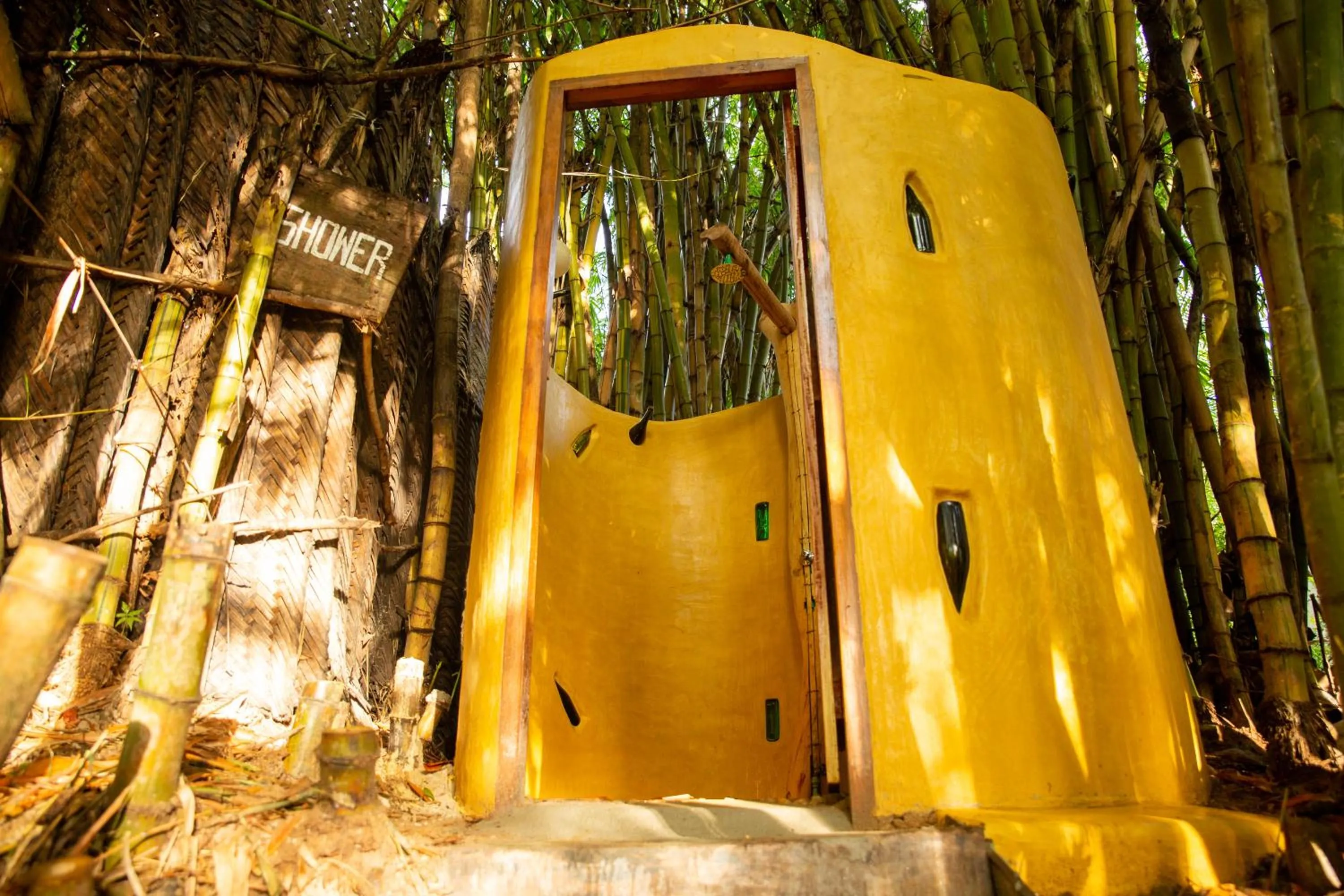 Shower in Distant Relatives Ecolodge & Backpackers