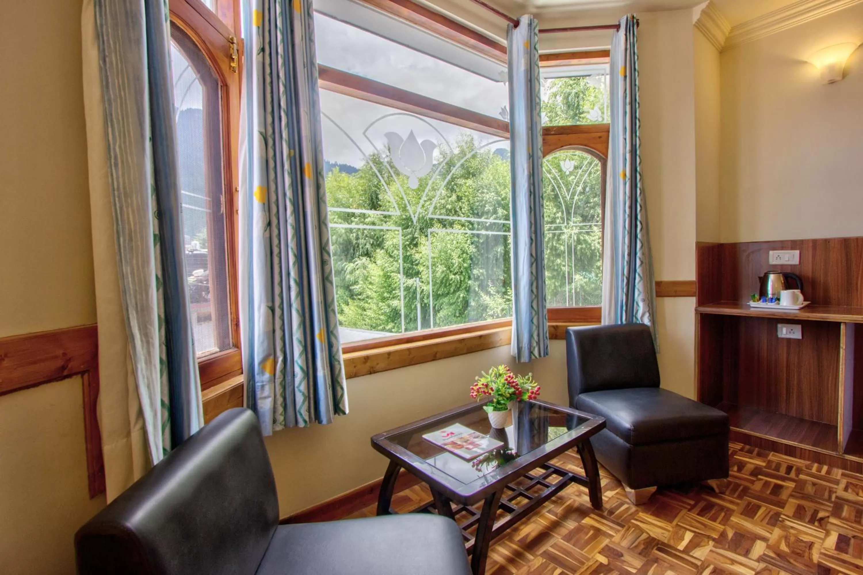 View (from property/room) in Woodstock Inn Manali 800 Mtrs from Mall Road