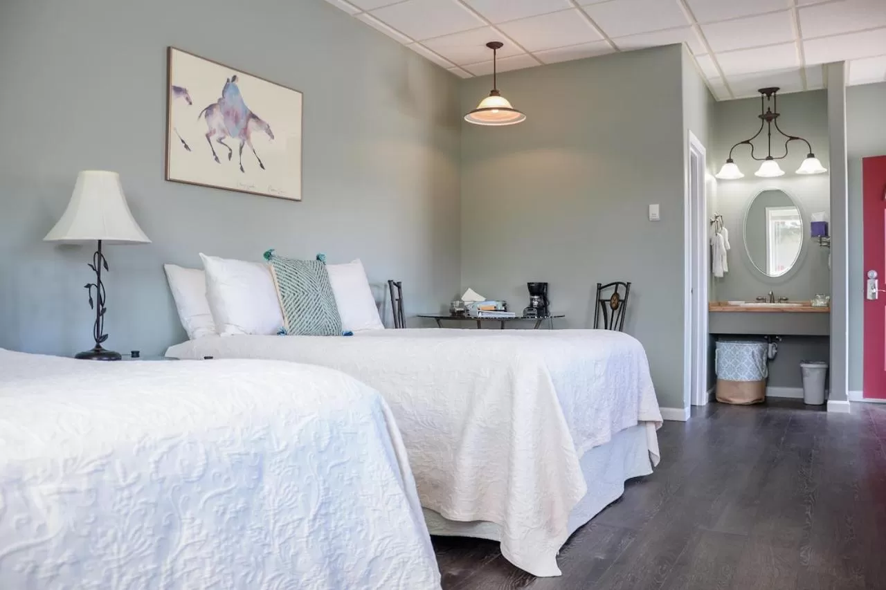 Bed in Trailhead Lodging