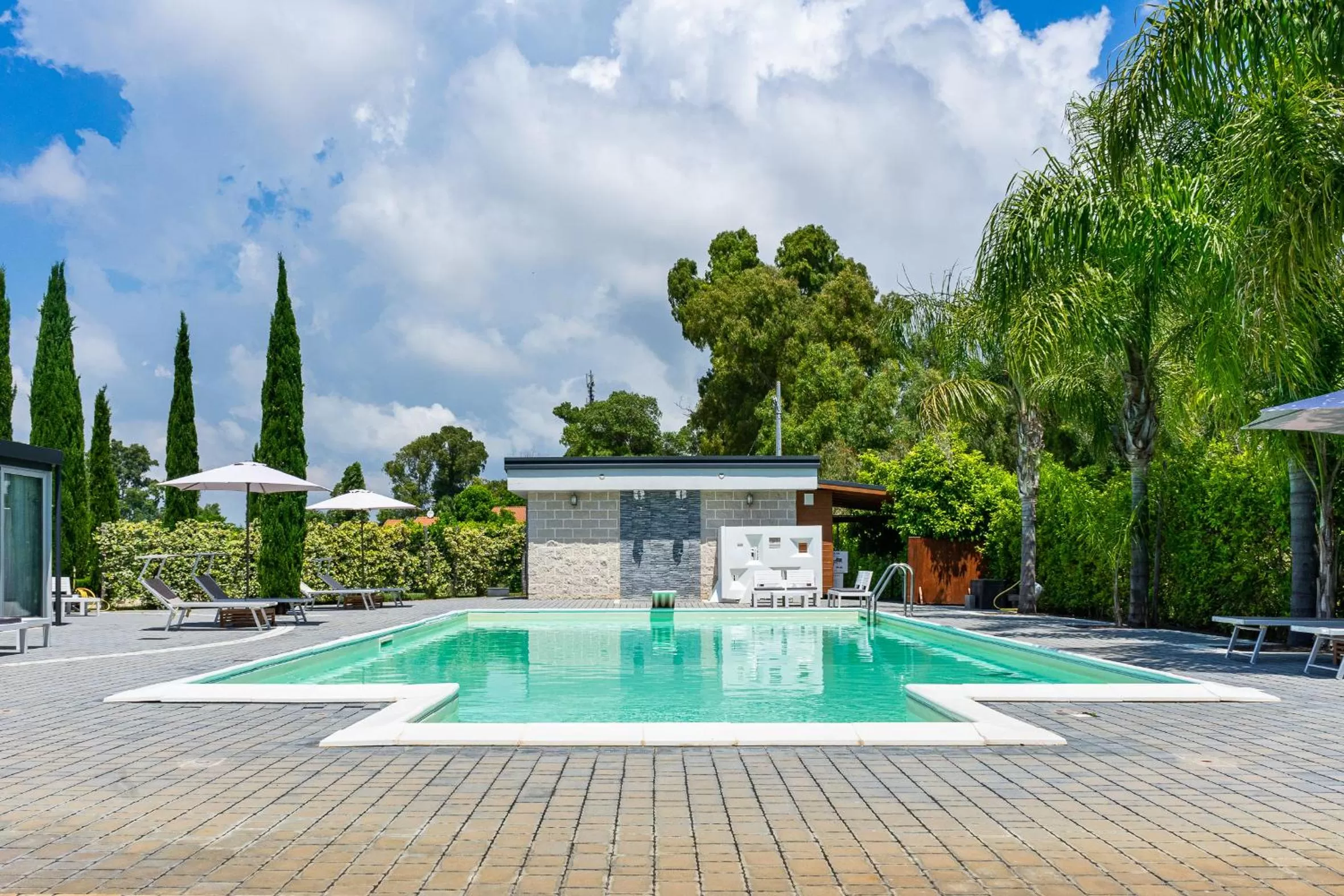 Pool view in Casale Delle Ronde B&B