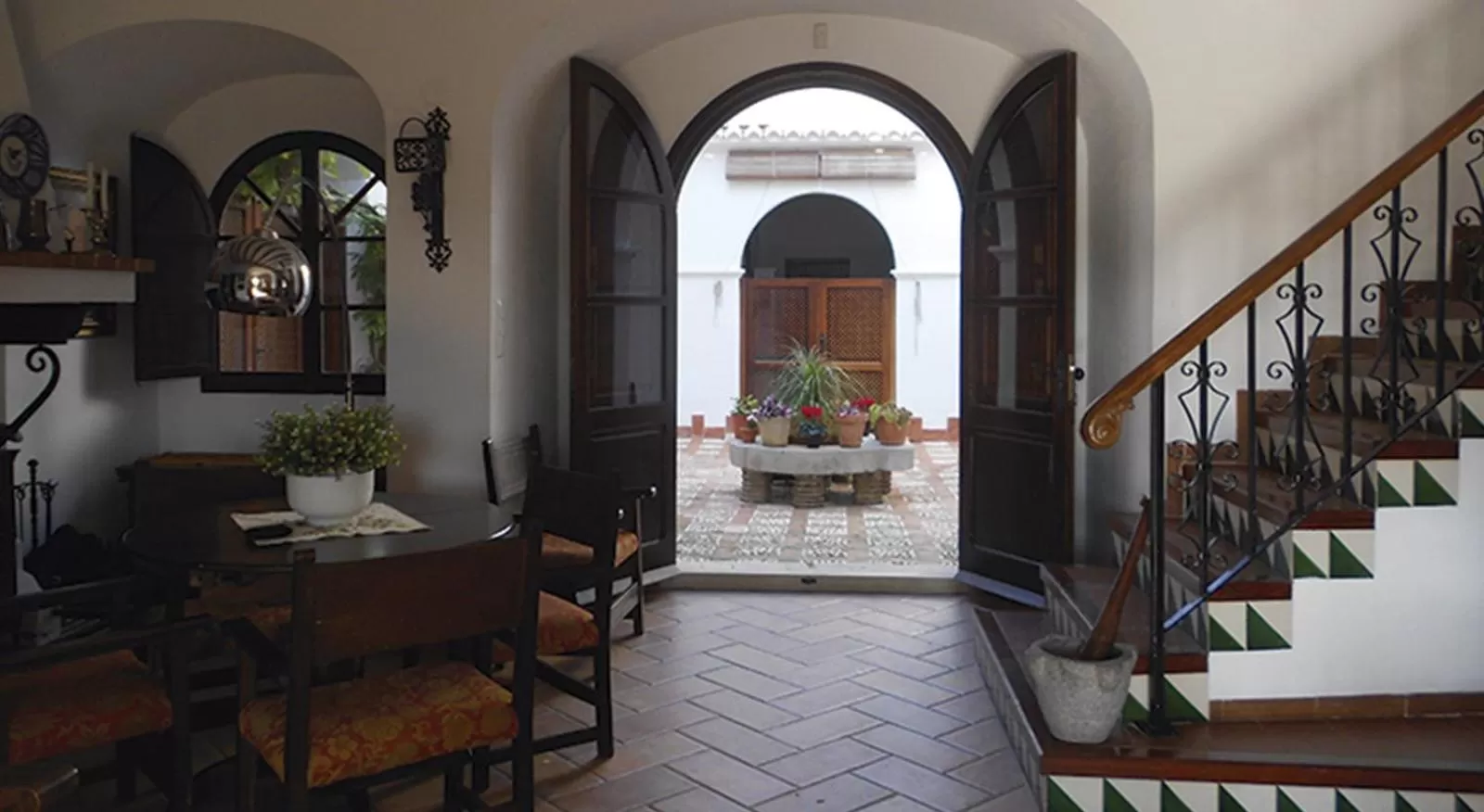 Lobby or reception in El Sequer Casa Rural