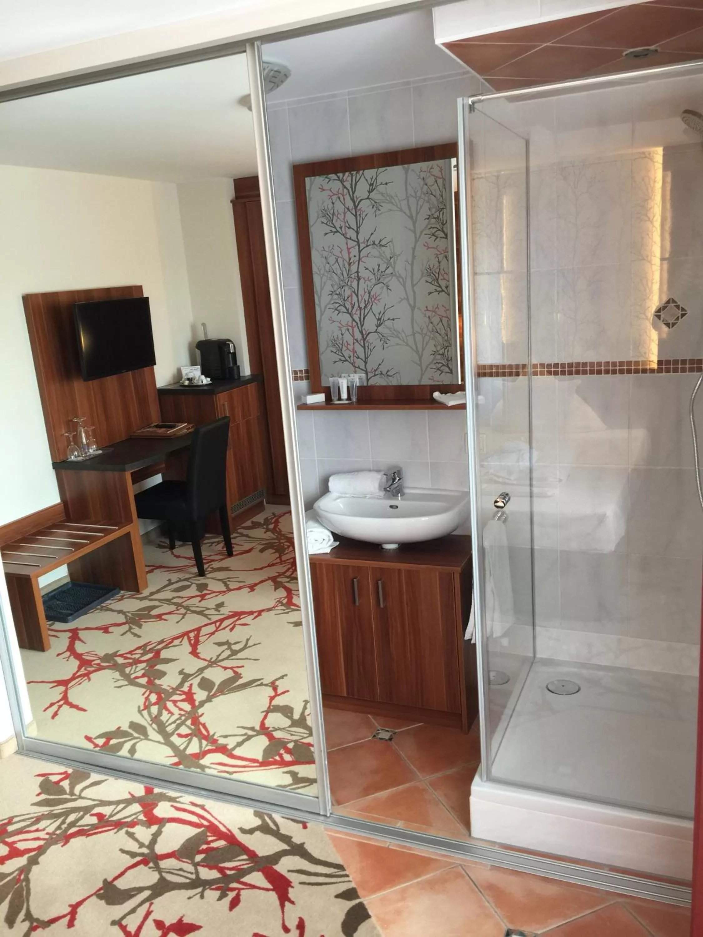 Bathroom in Wellnesshotel Schönblick