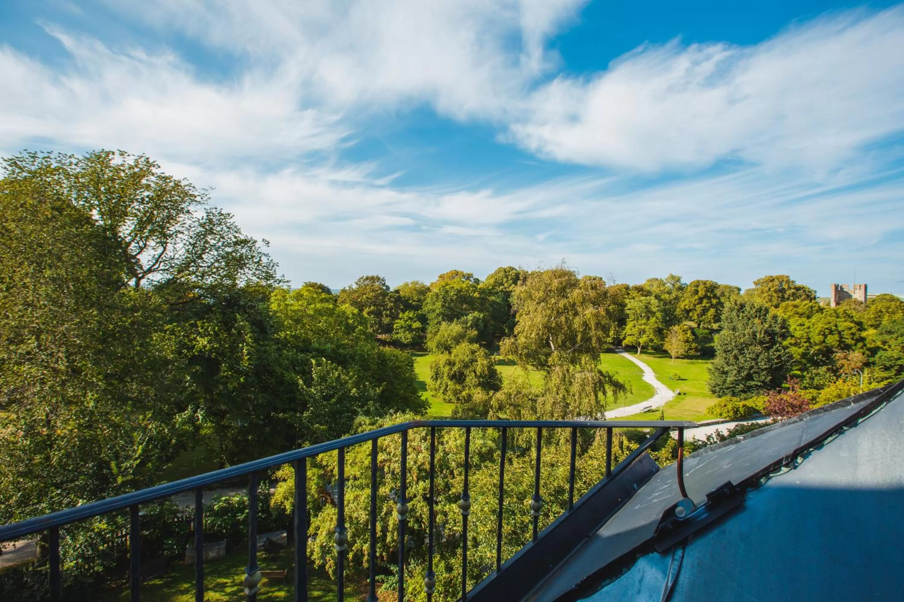 Balcony/Terrace in Hotell Breda Blick