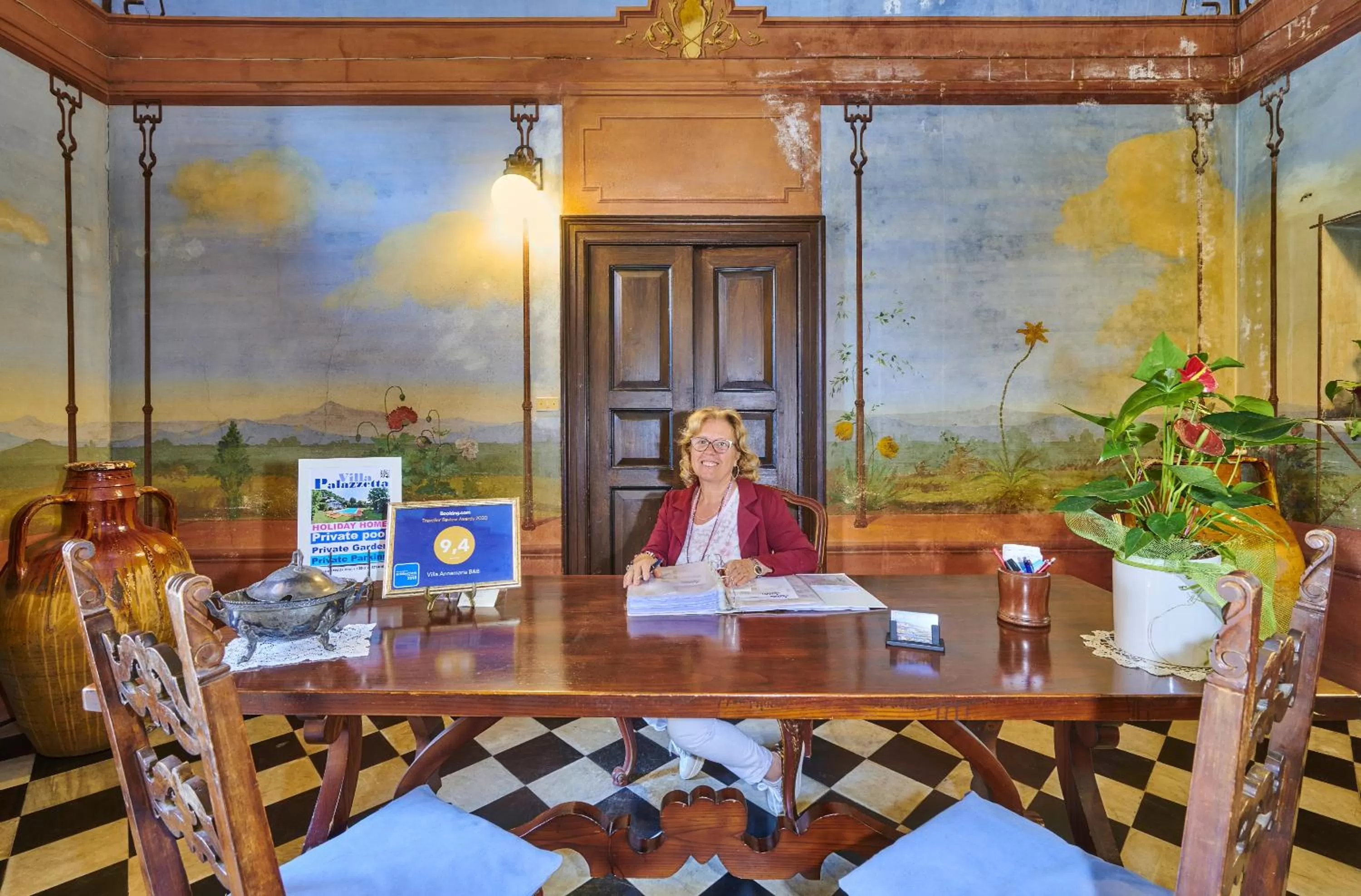 Lobby or reception in Villa Annamaria B&B