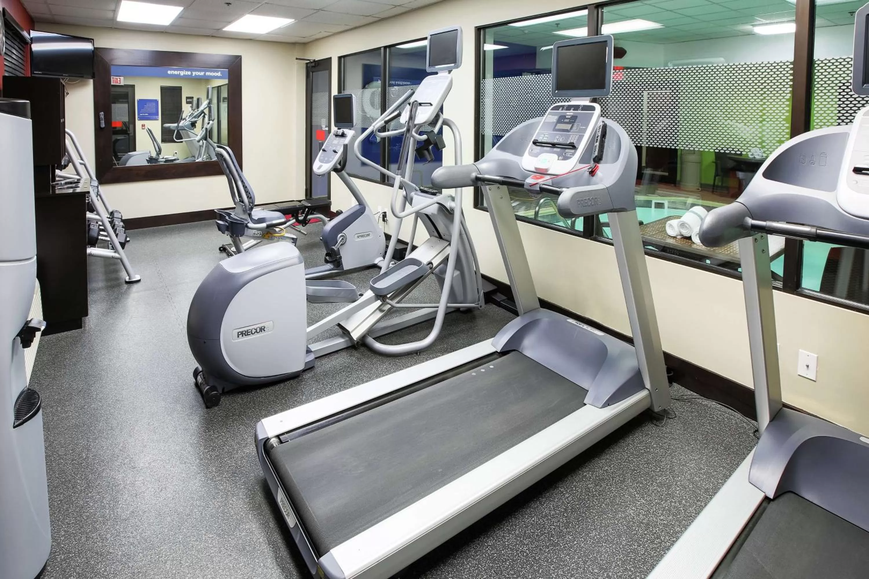 Fitness centre/facilities in Hampton Inn Elizabethtown