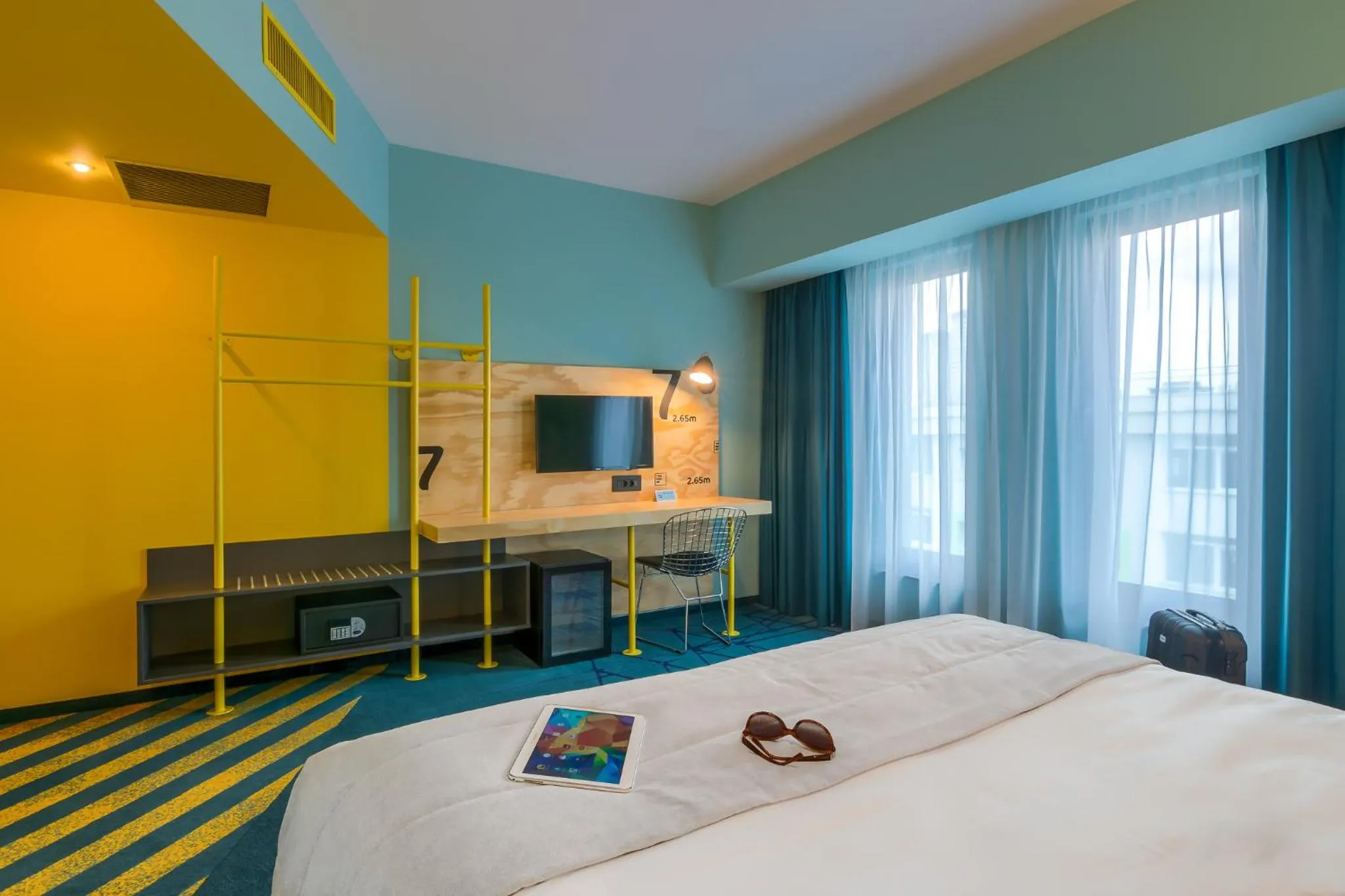 Bedroom, Bed in ibis Styles Bucharest Erbas