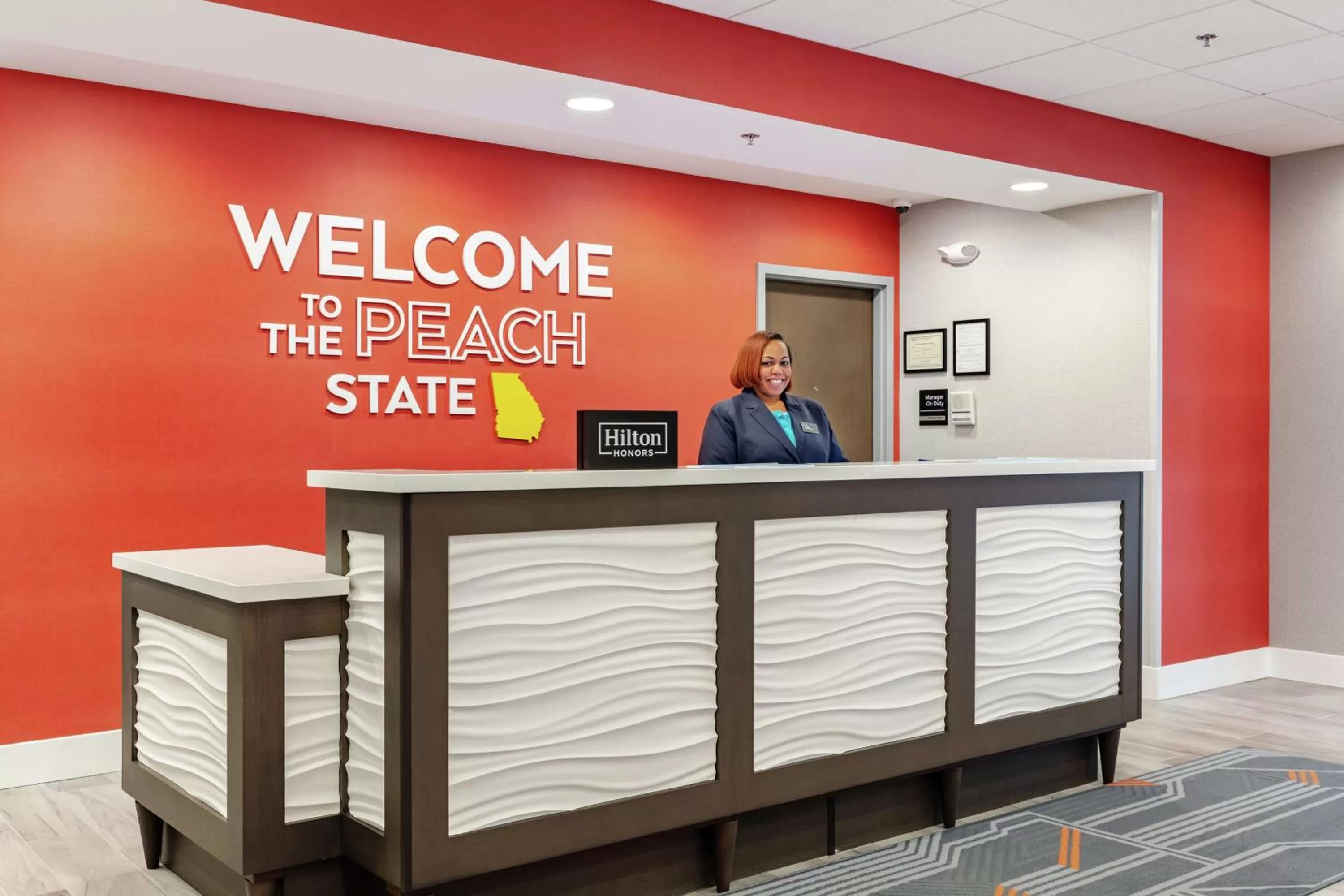 Lobby or reception in Hampton Inn Acworth