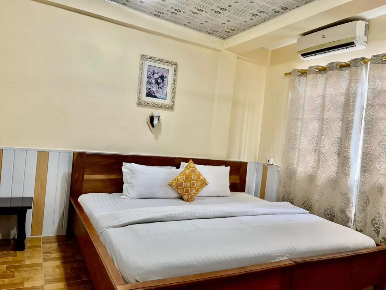 Bed in Hans Cottage Botel