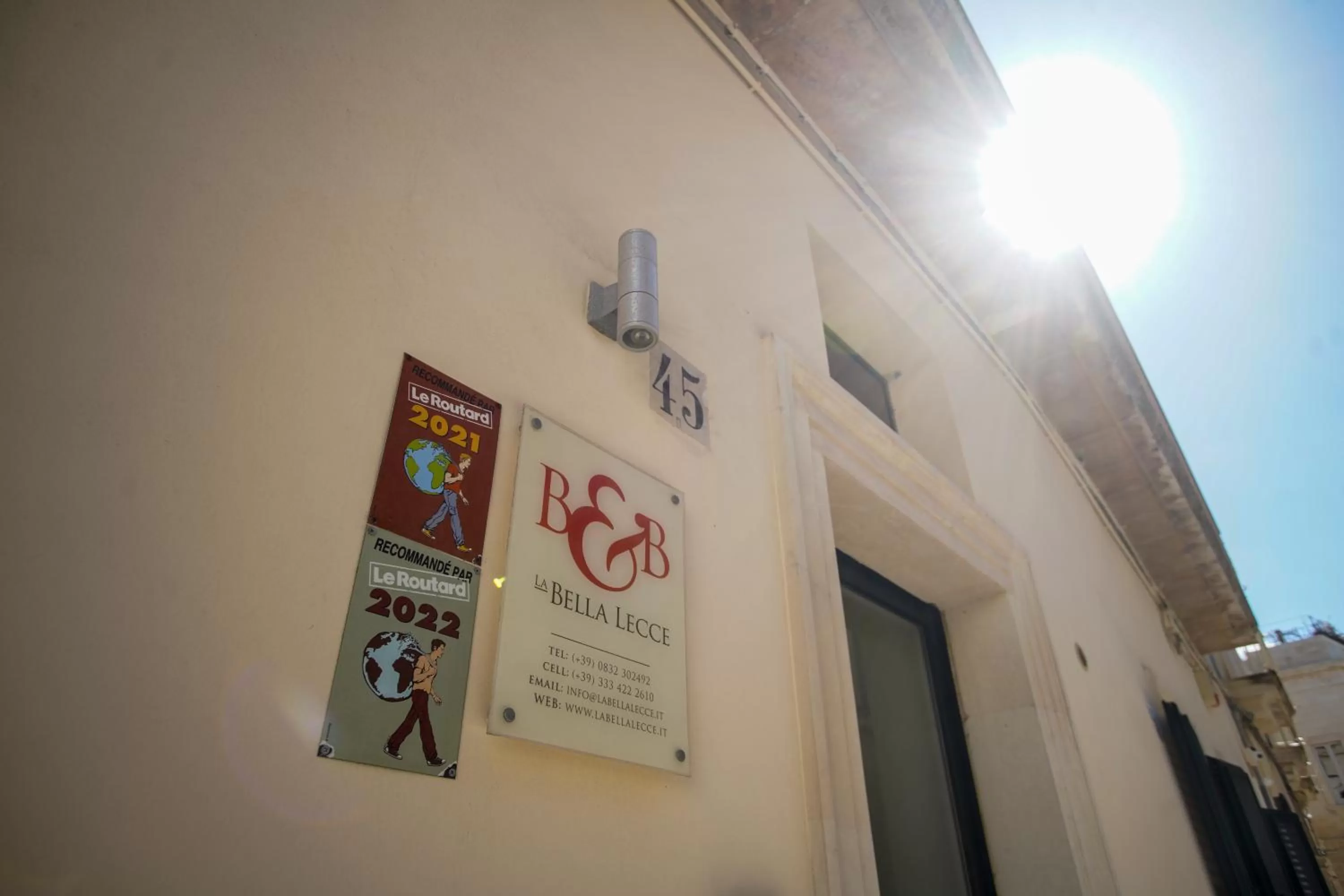 Property building in La Bella Lecce B&B