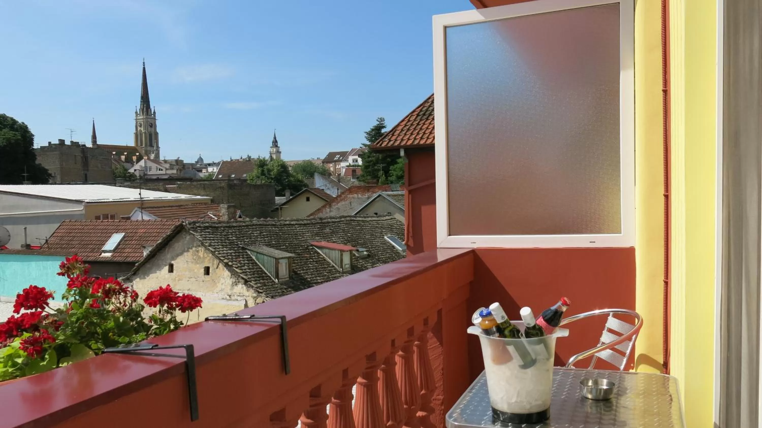 City view in Hotel Fontana