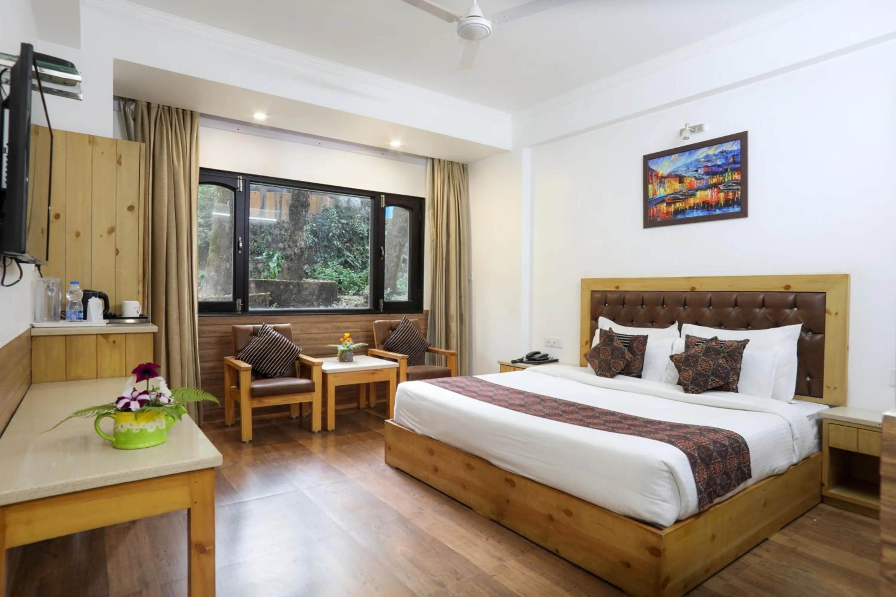 Bed in The Mountain Quail