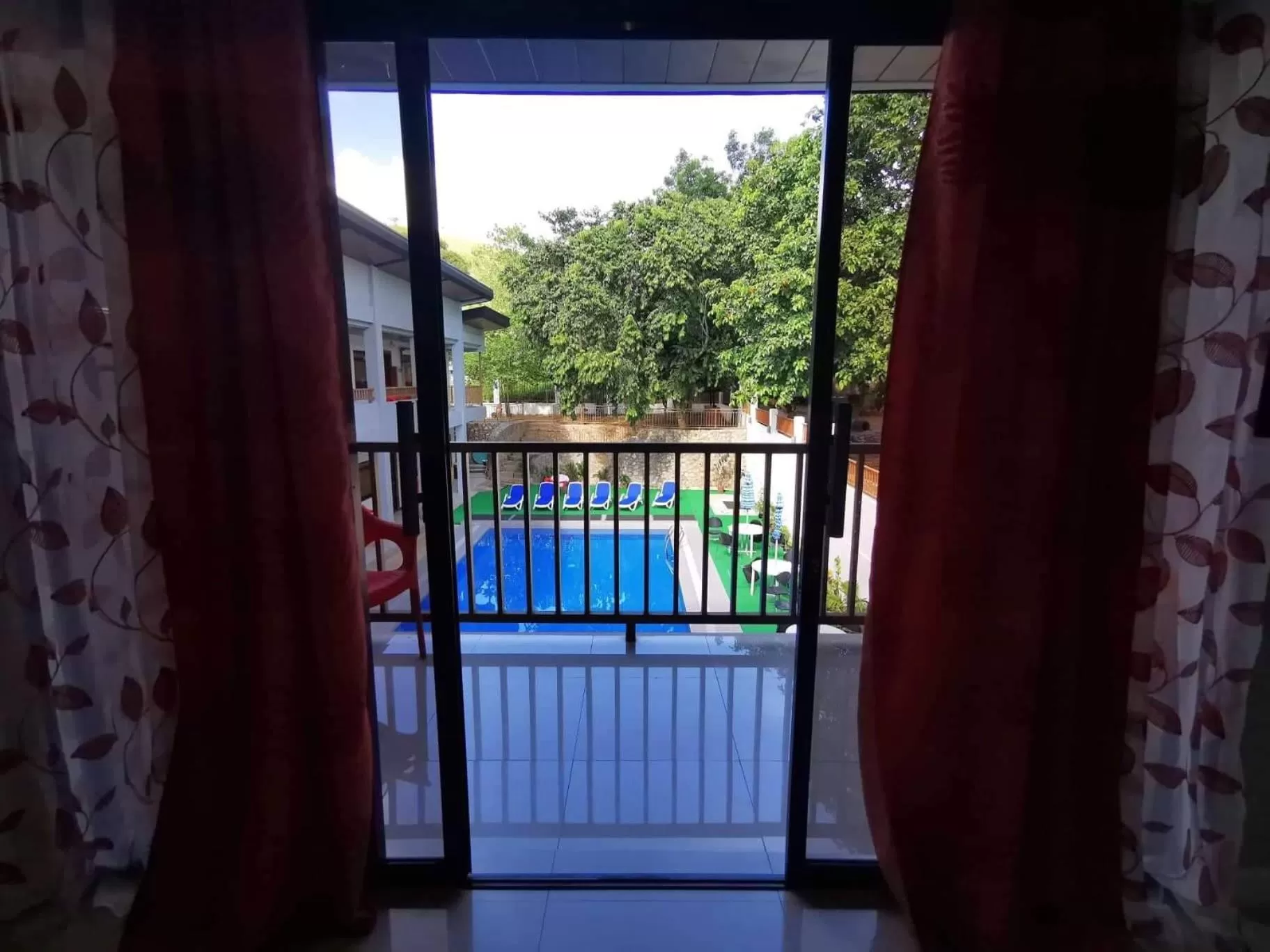 Pool view in Charms Hotel