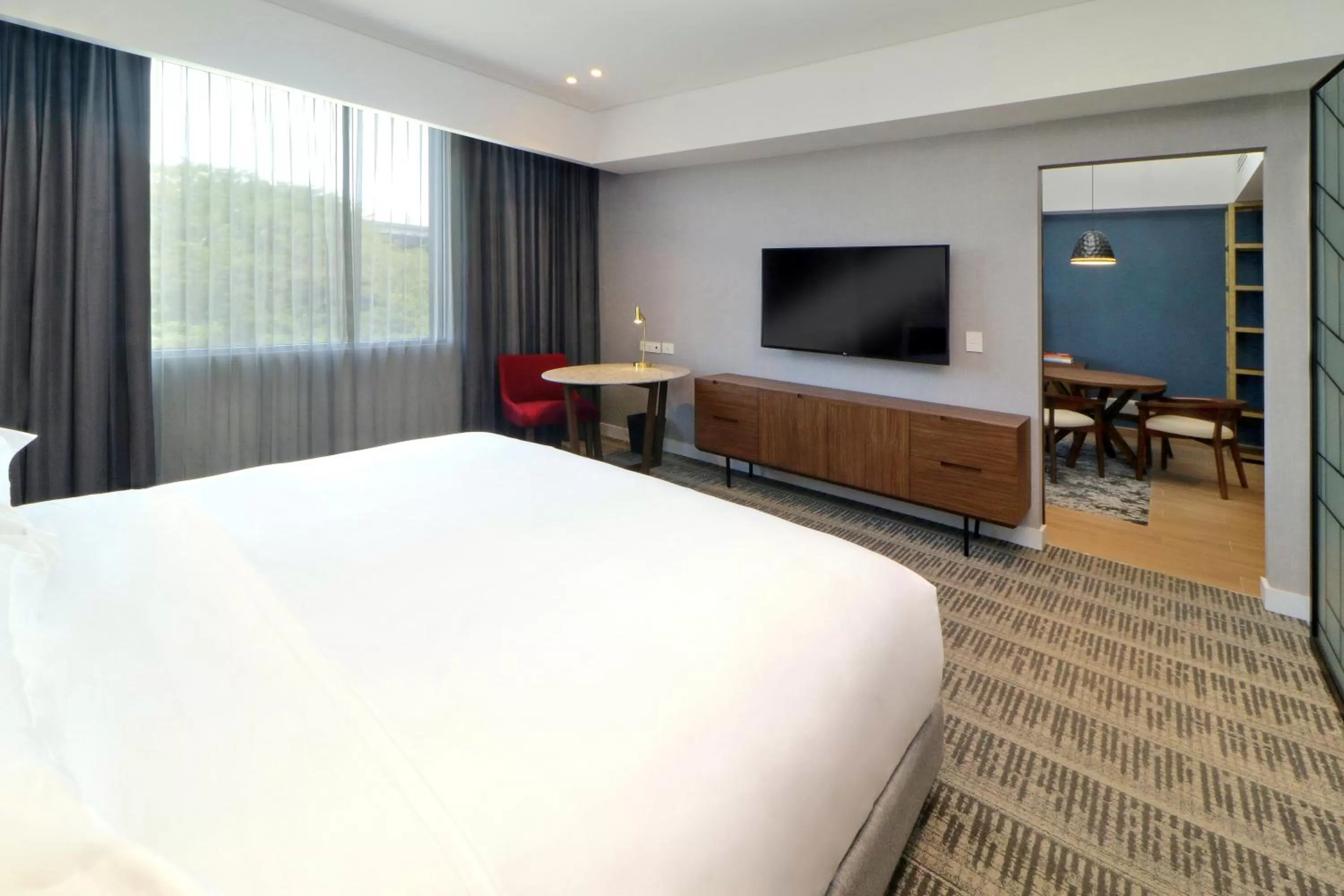 Photo of the whole room, Bed in Culiacan Marriott Hotel