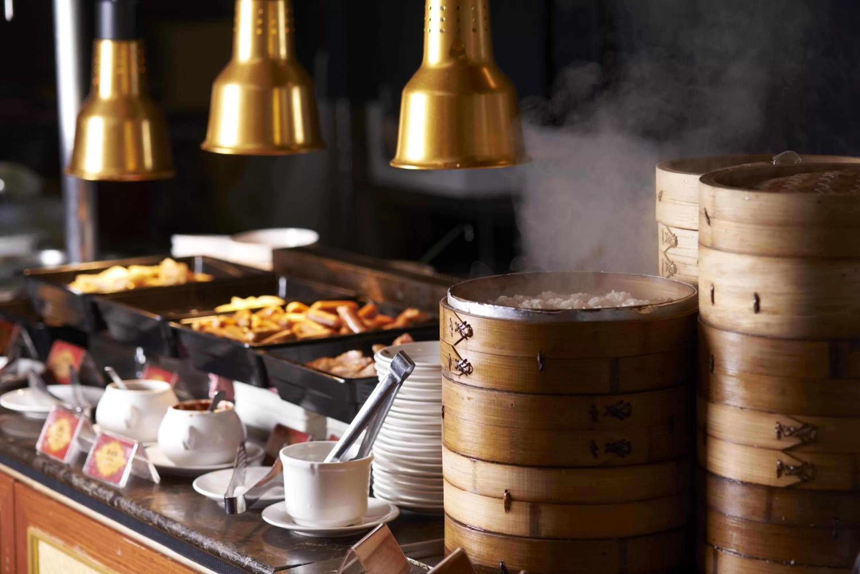 Buffet breakfast in Cosmos Hotel Taipei