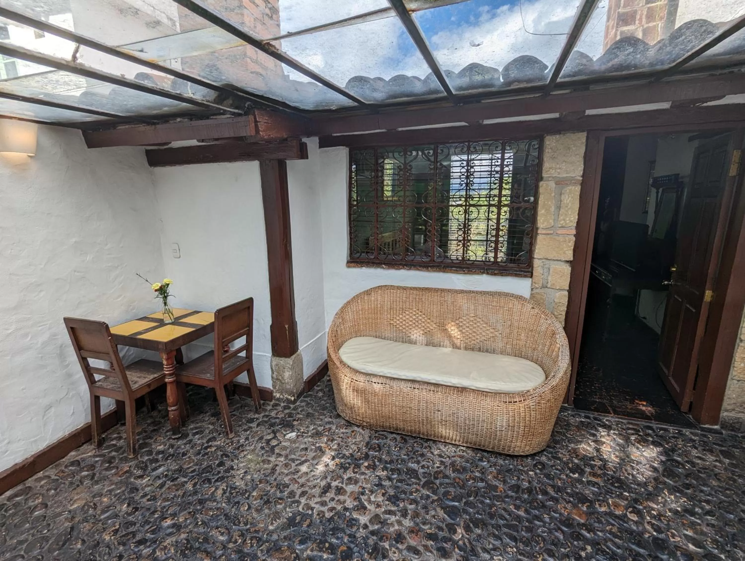 Balcony/Terrace in Posada Cafe La Huerta