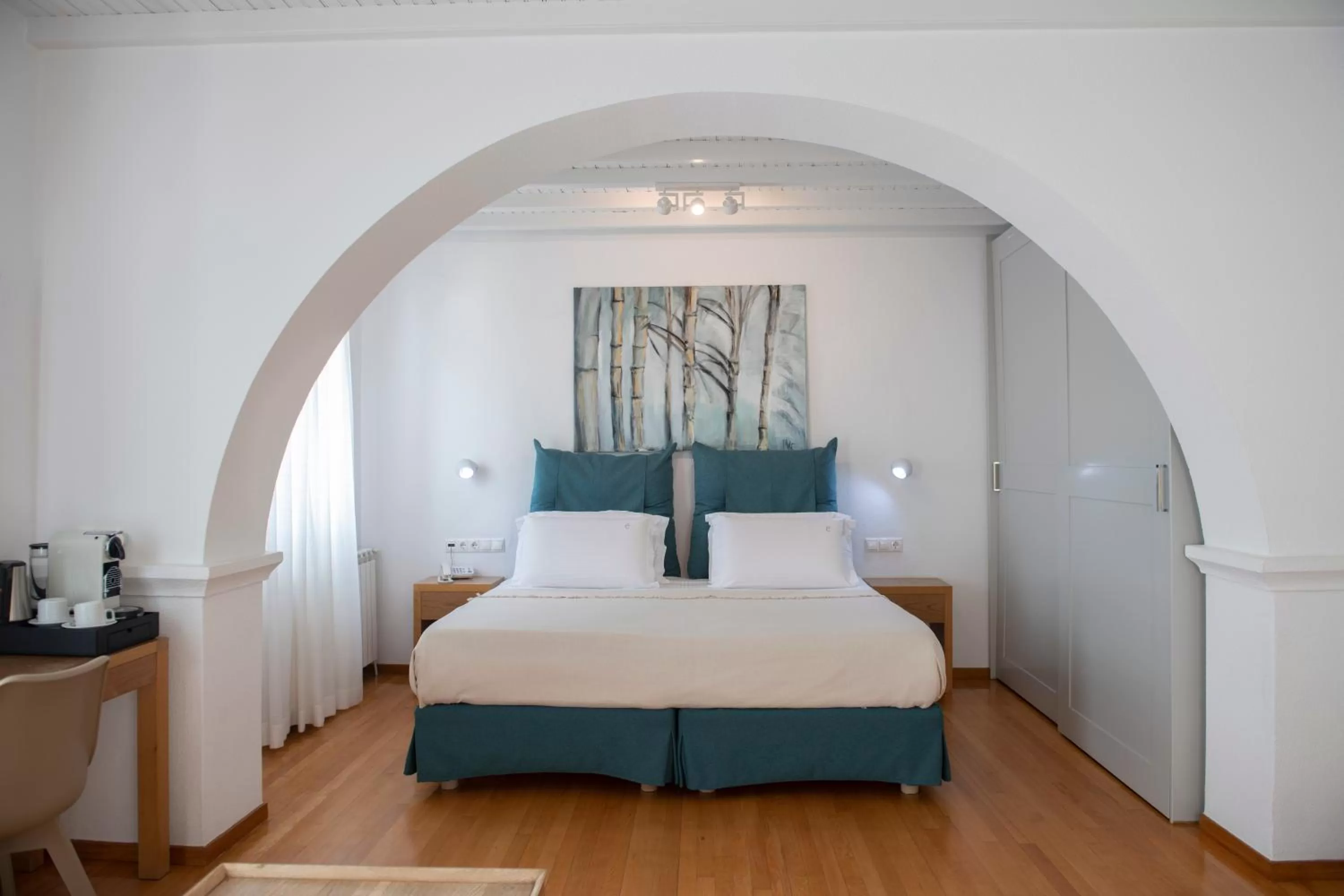 Bedroom, Bed in Elena Hotel Mykonos