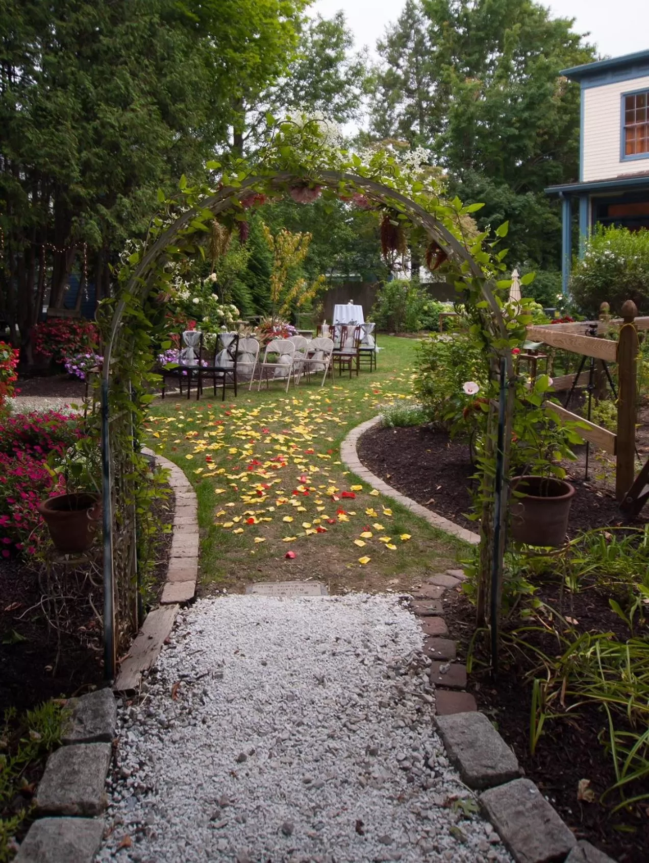 Garden view, Garden in The Borland House Inn