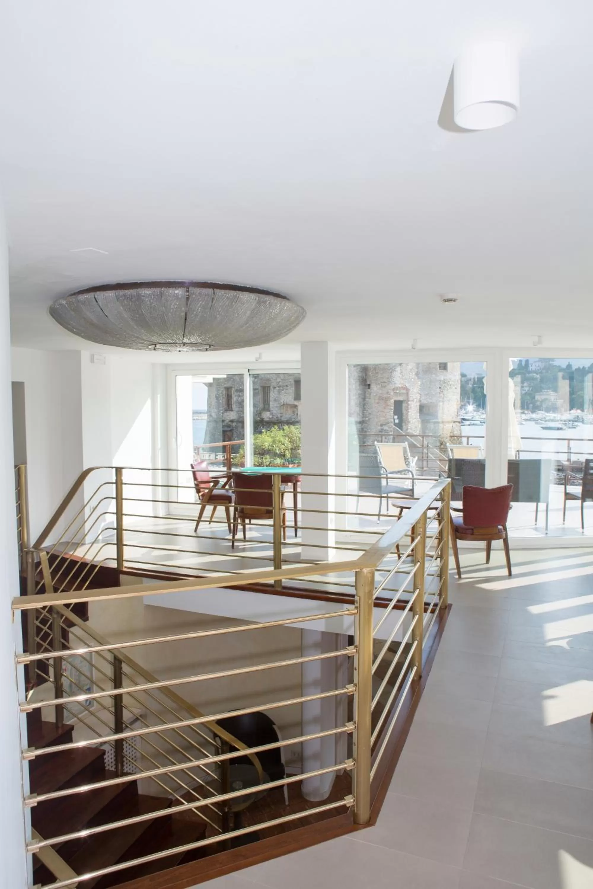 Seating area in Hotel Italia e Lido Rapallo