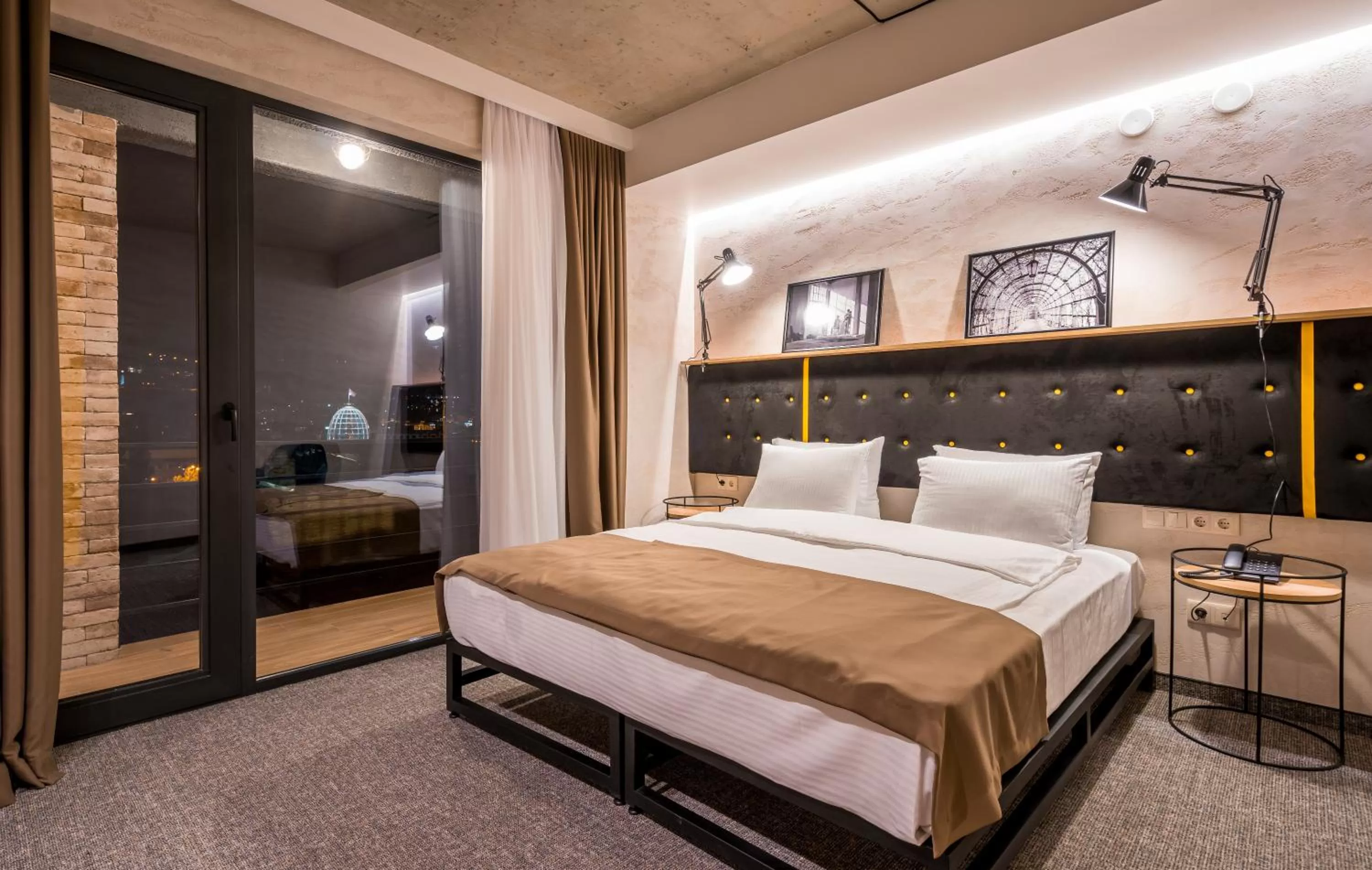 Bed in Tbilisi Story Hotel