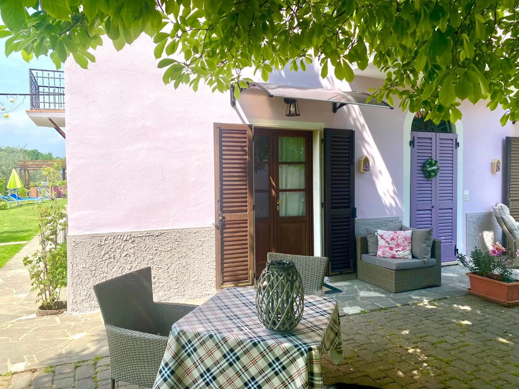 Patio in La Casa Di Campagna Sul Garda