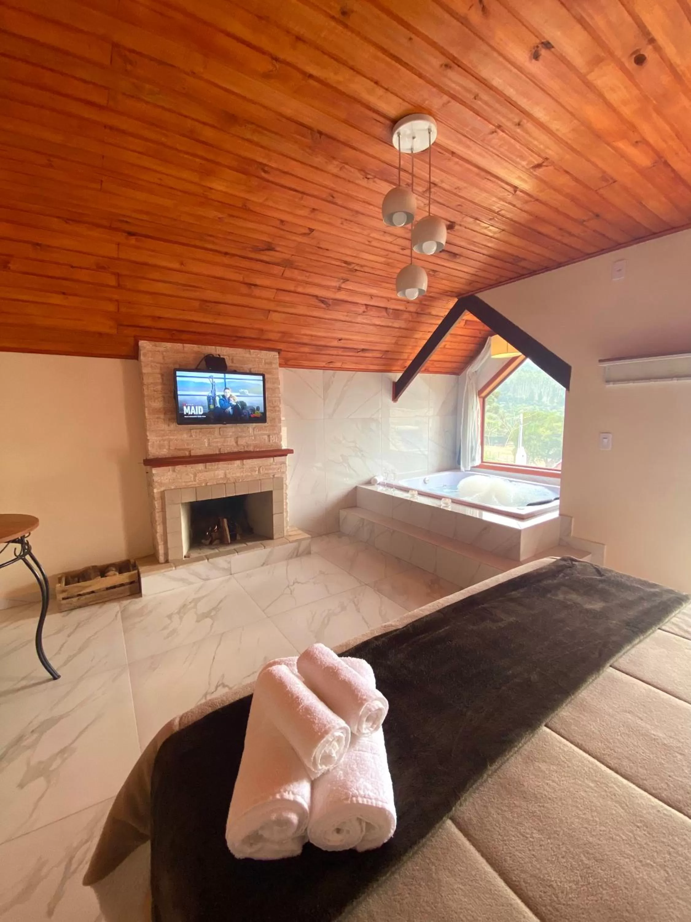 Bed in Pousada Villarejo