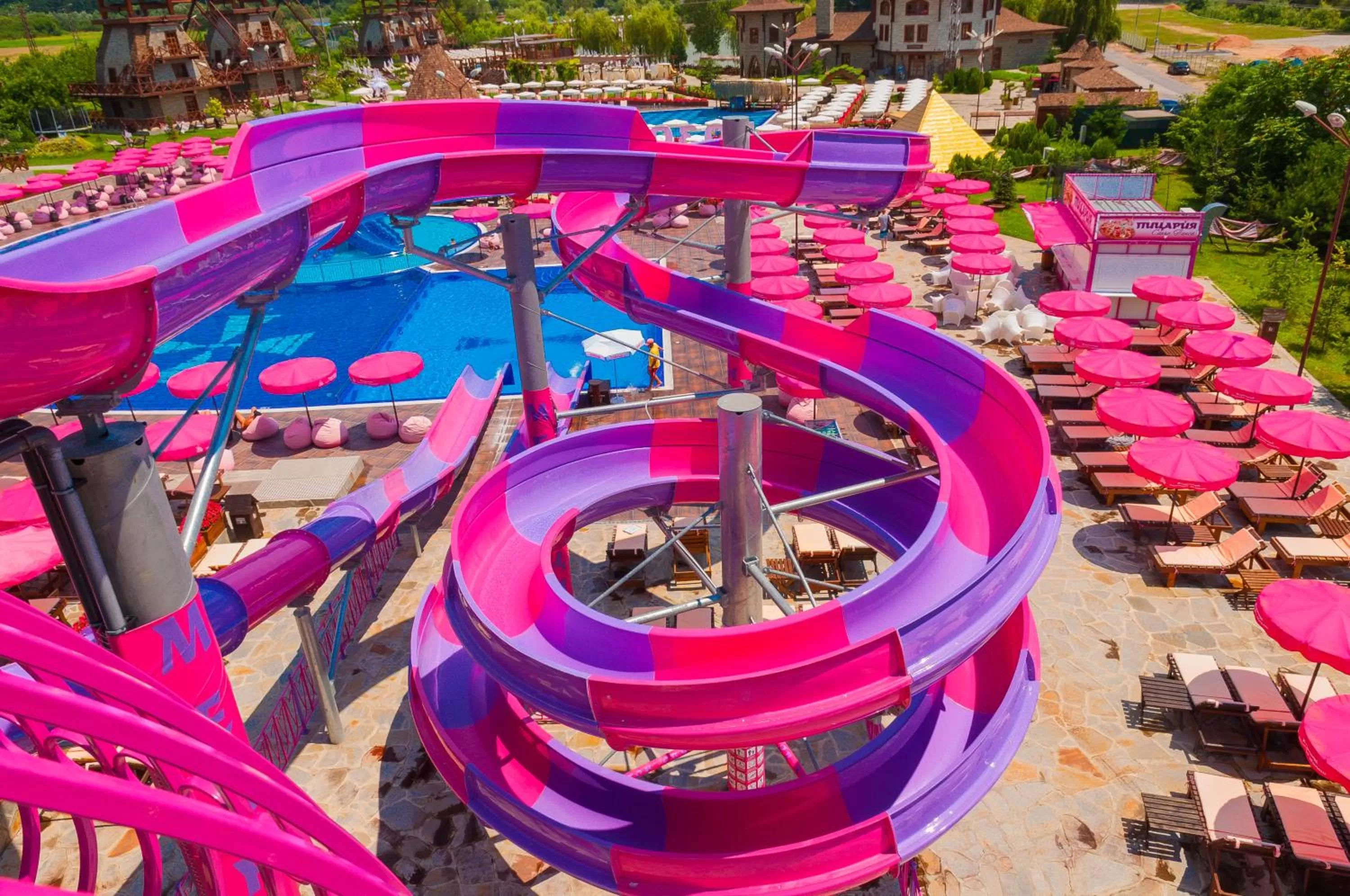 Aqua park in The Wind Mills Hydropark