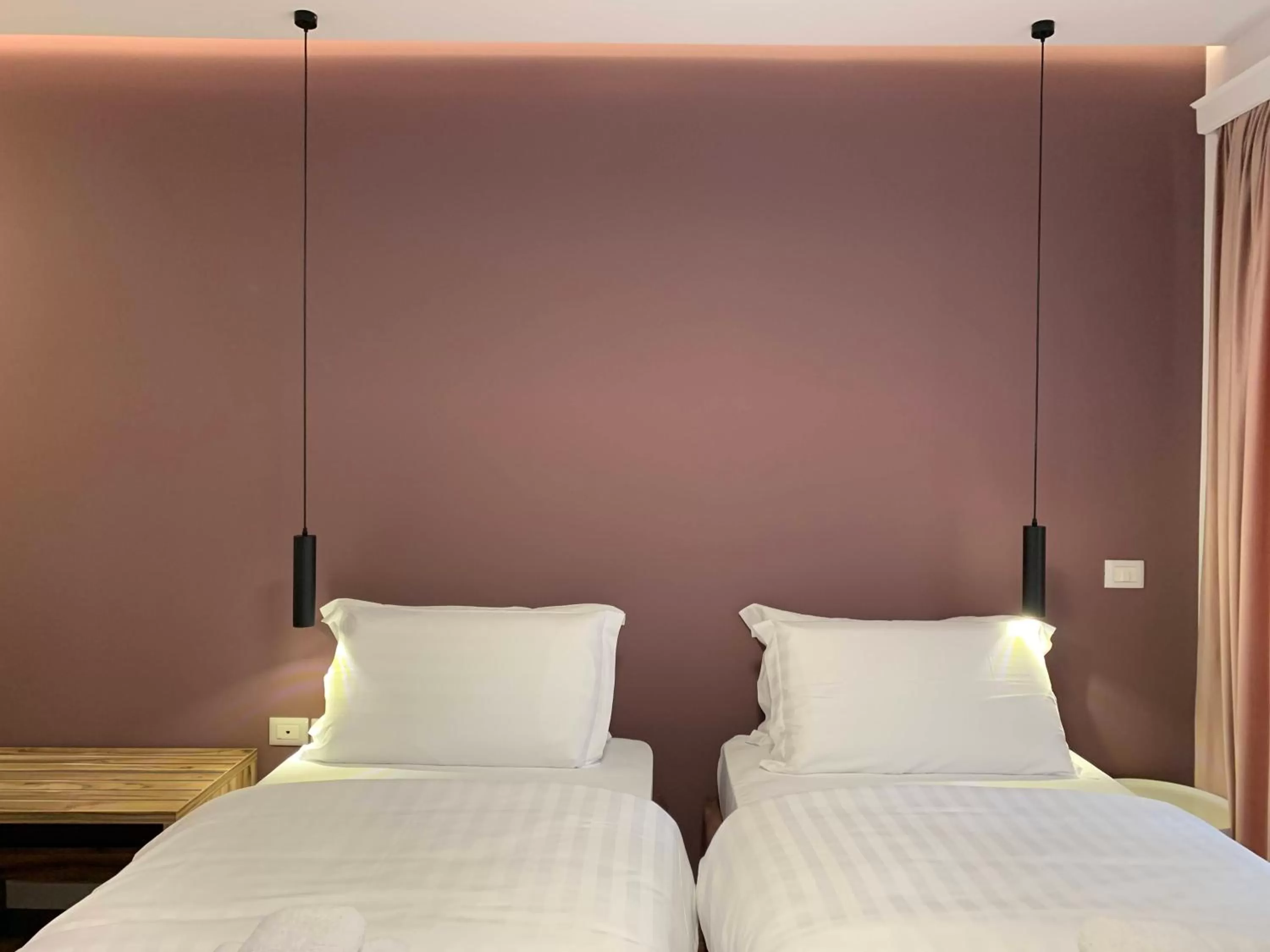 Bed in Grand Hotel Pogradec