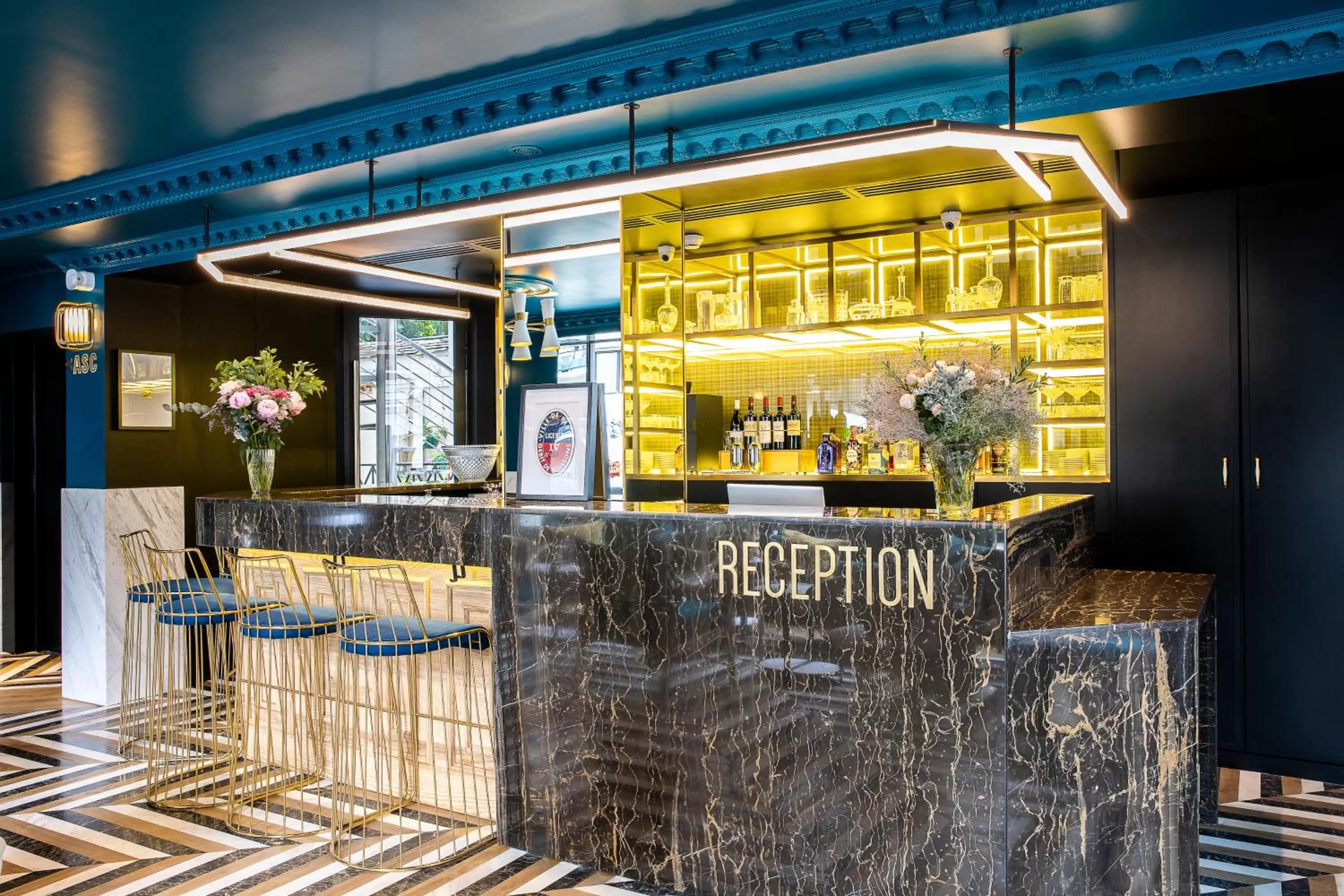 Lobby or reception in Rose Bourbon