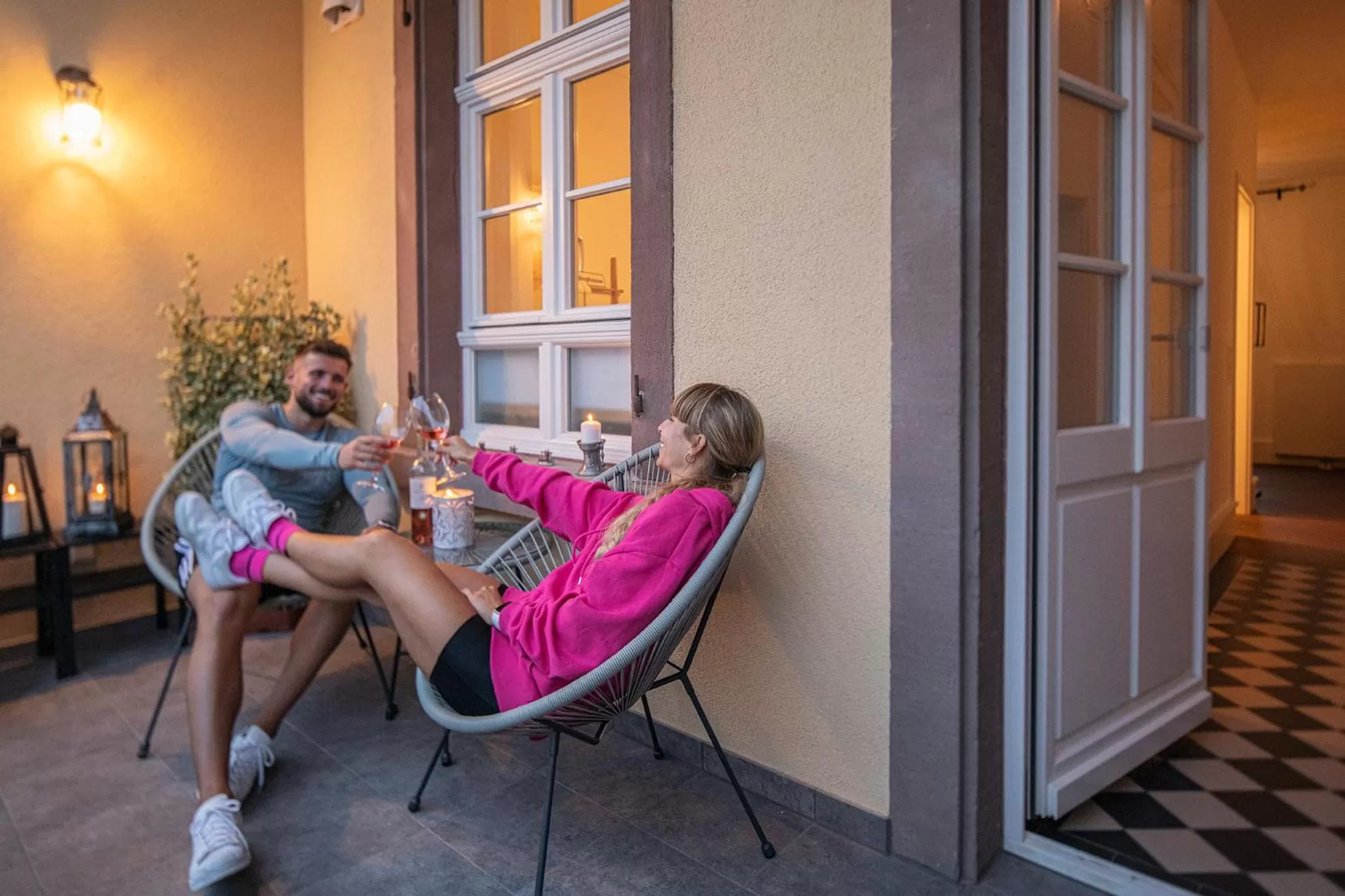 Balcony/Terrace in Boardinghouse alte Spinnerei
