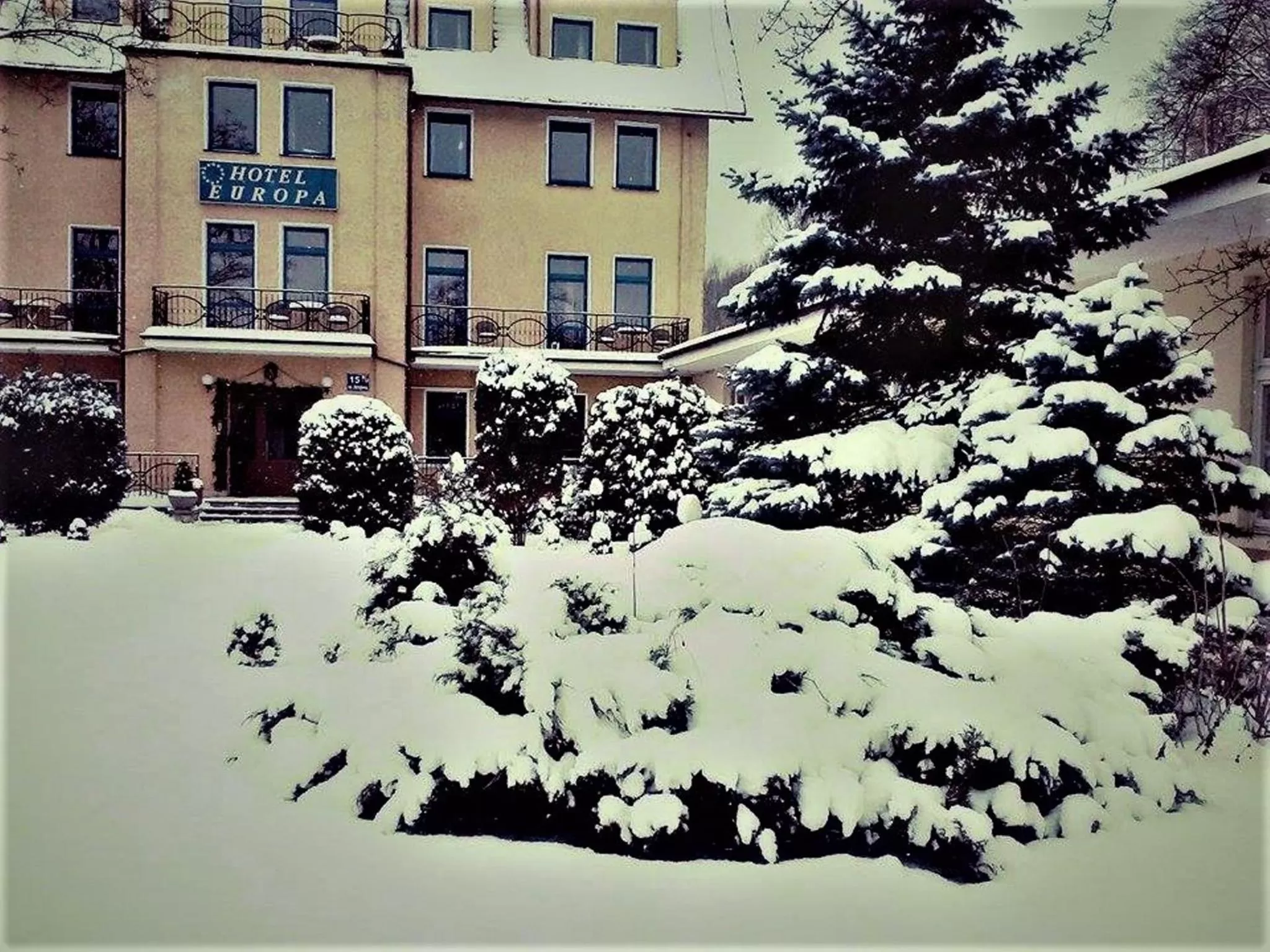 Facade/entrance in Hotel Europa