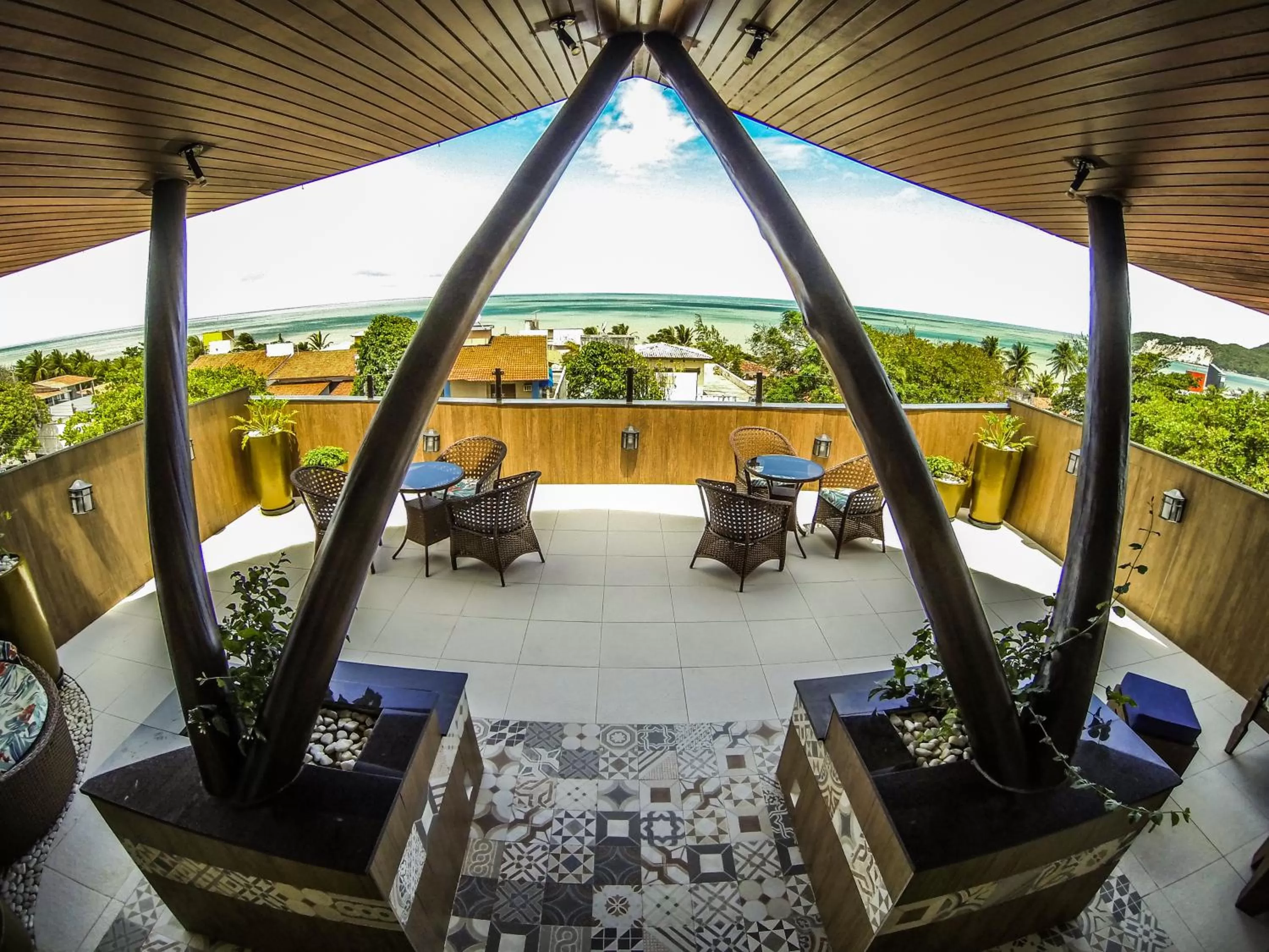 Balcony/Terrace in Divi-Divi Praia Hotel