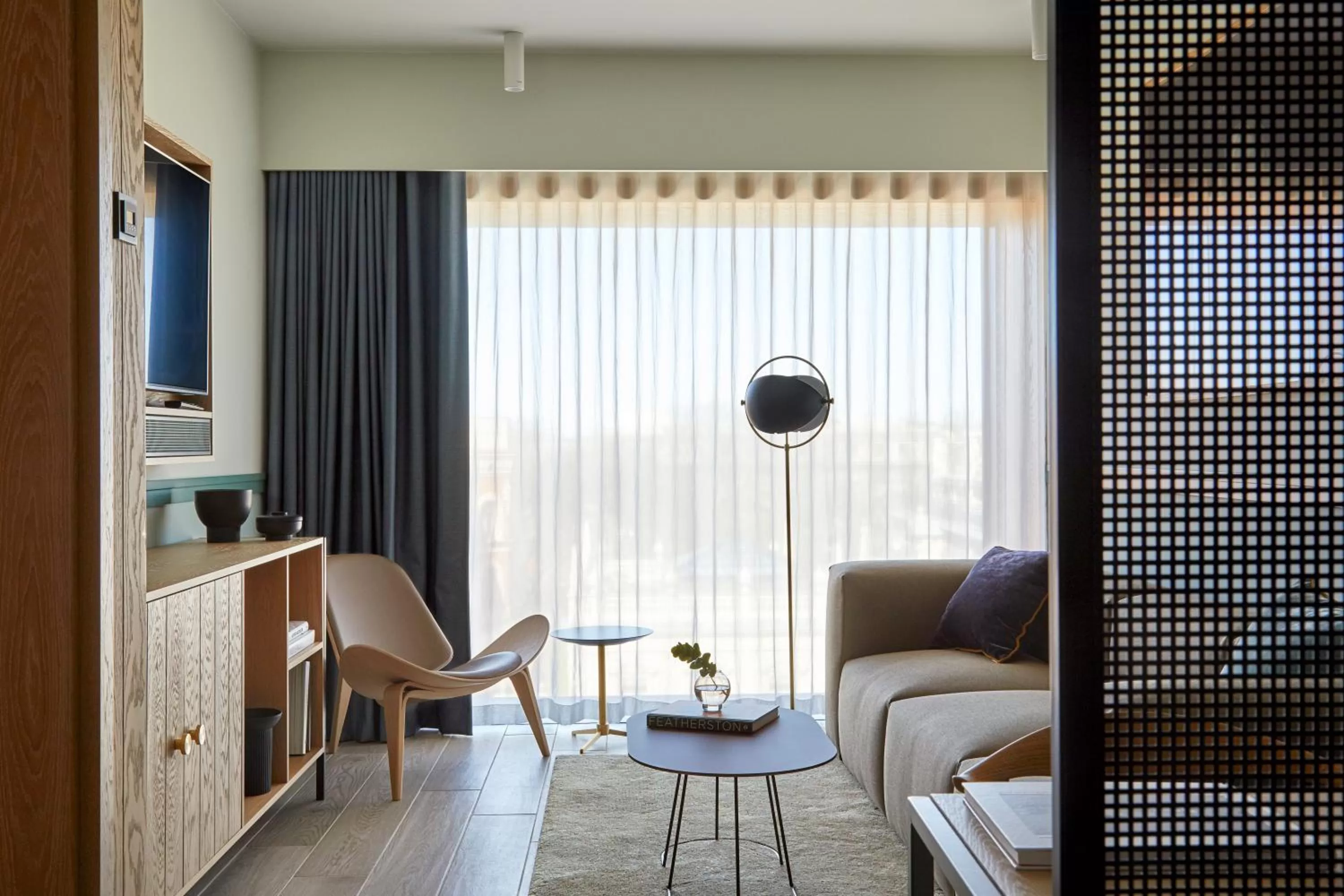 Living room in PURO Łódź Centrum