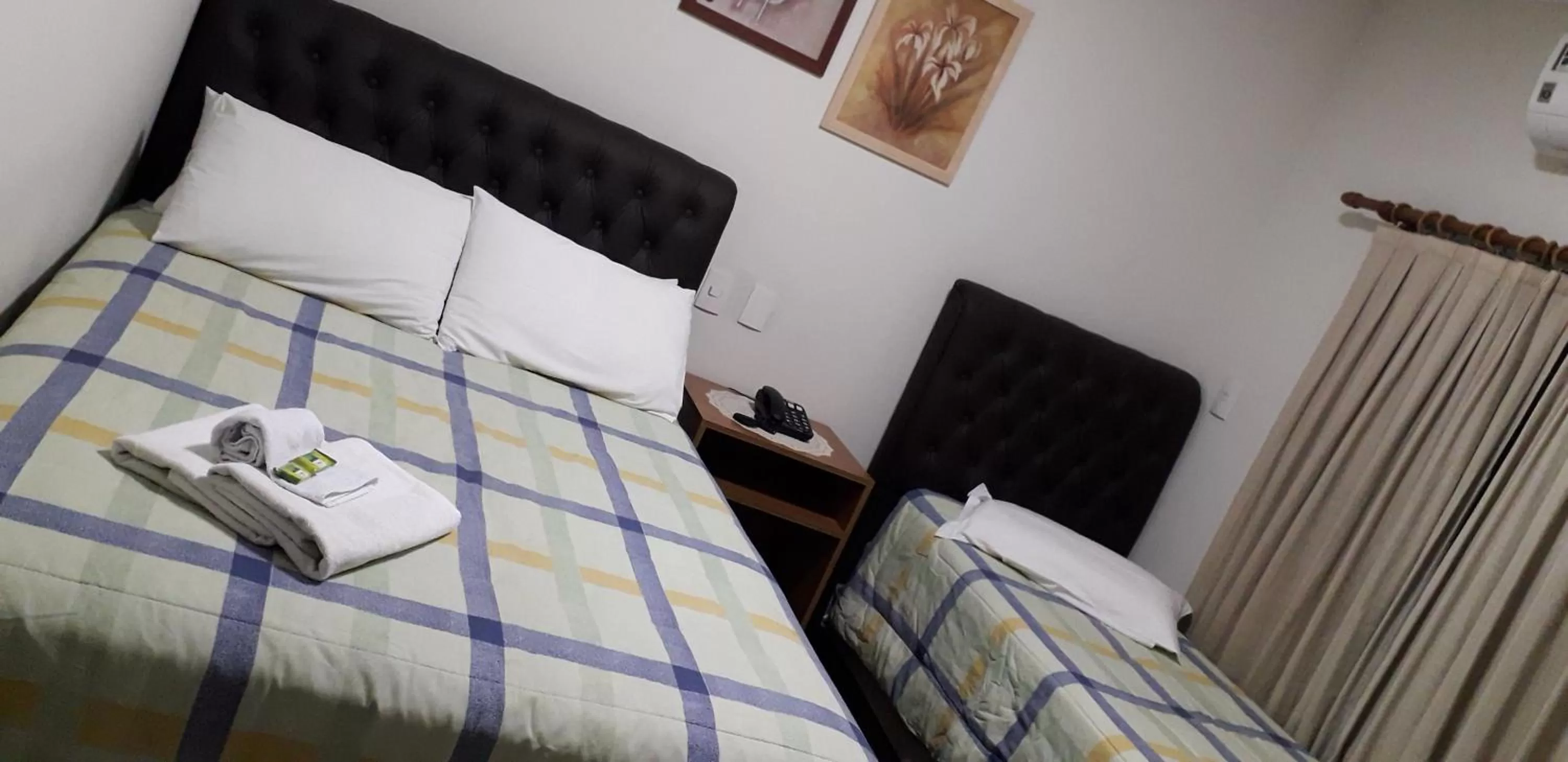 Bed in Hotel Athenas e Convenções