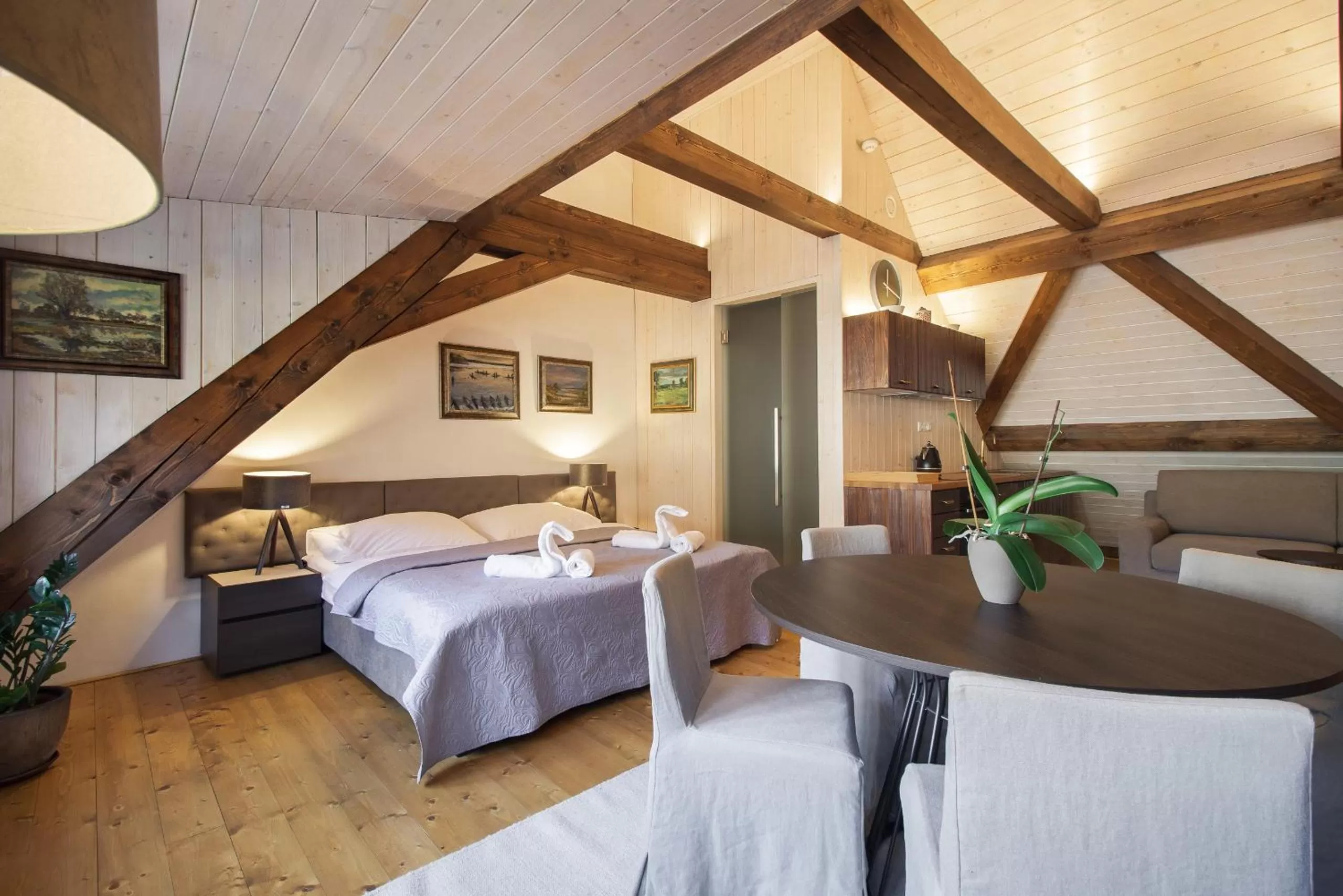 Photo of the whole room, Bed in Apartmány Šupina