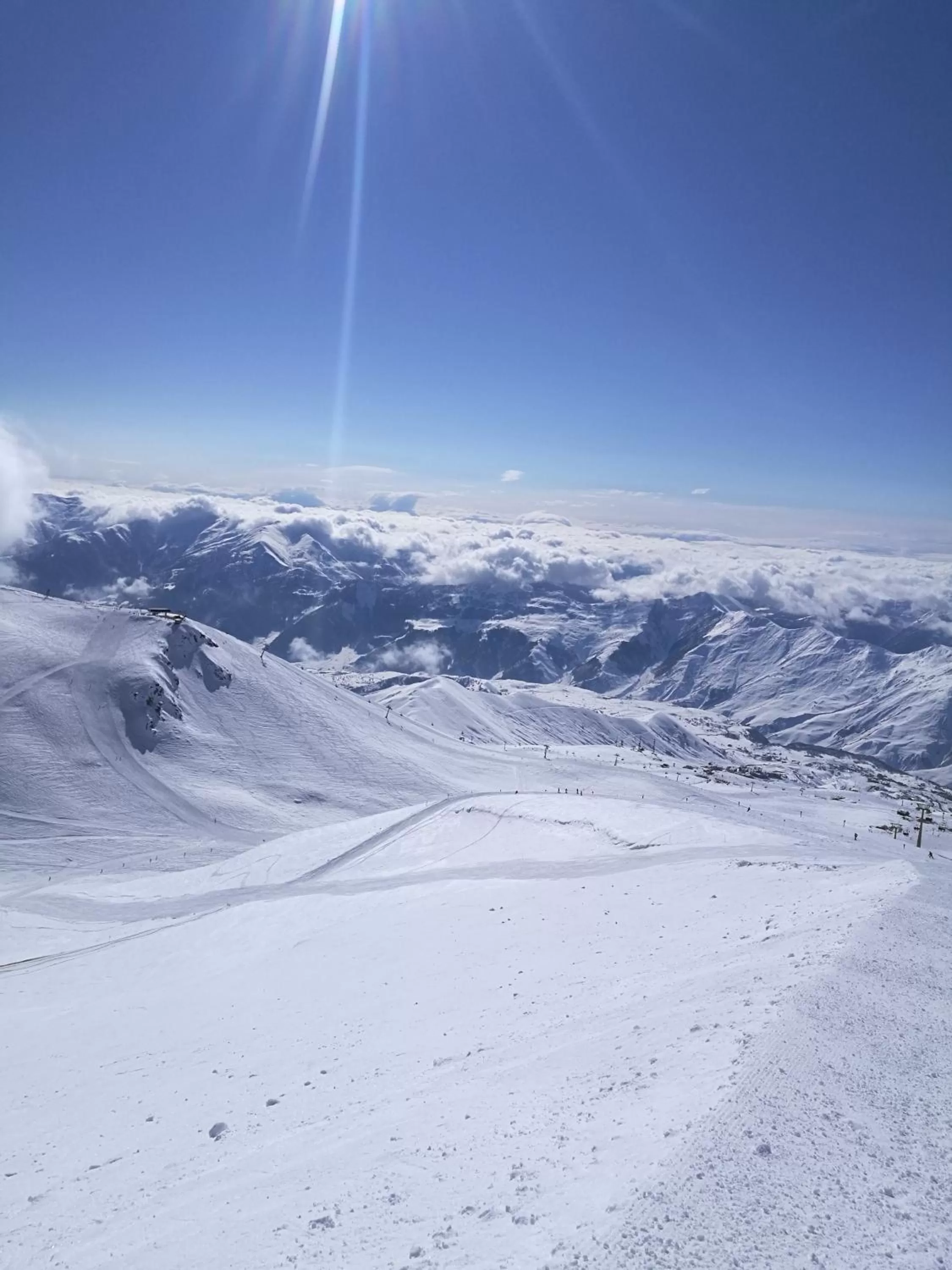 Winter in Frozen View New Gudauri