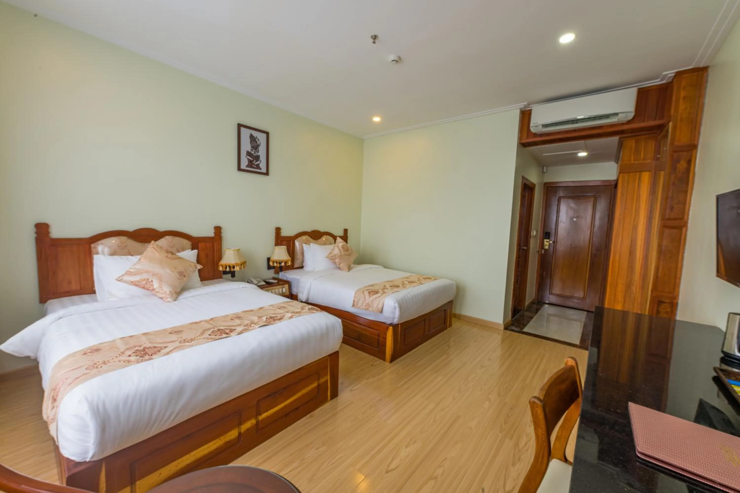 Photo of the whole room, Bed in Kampong Thom Royal Hotel