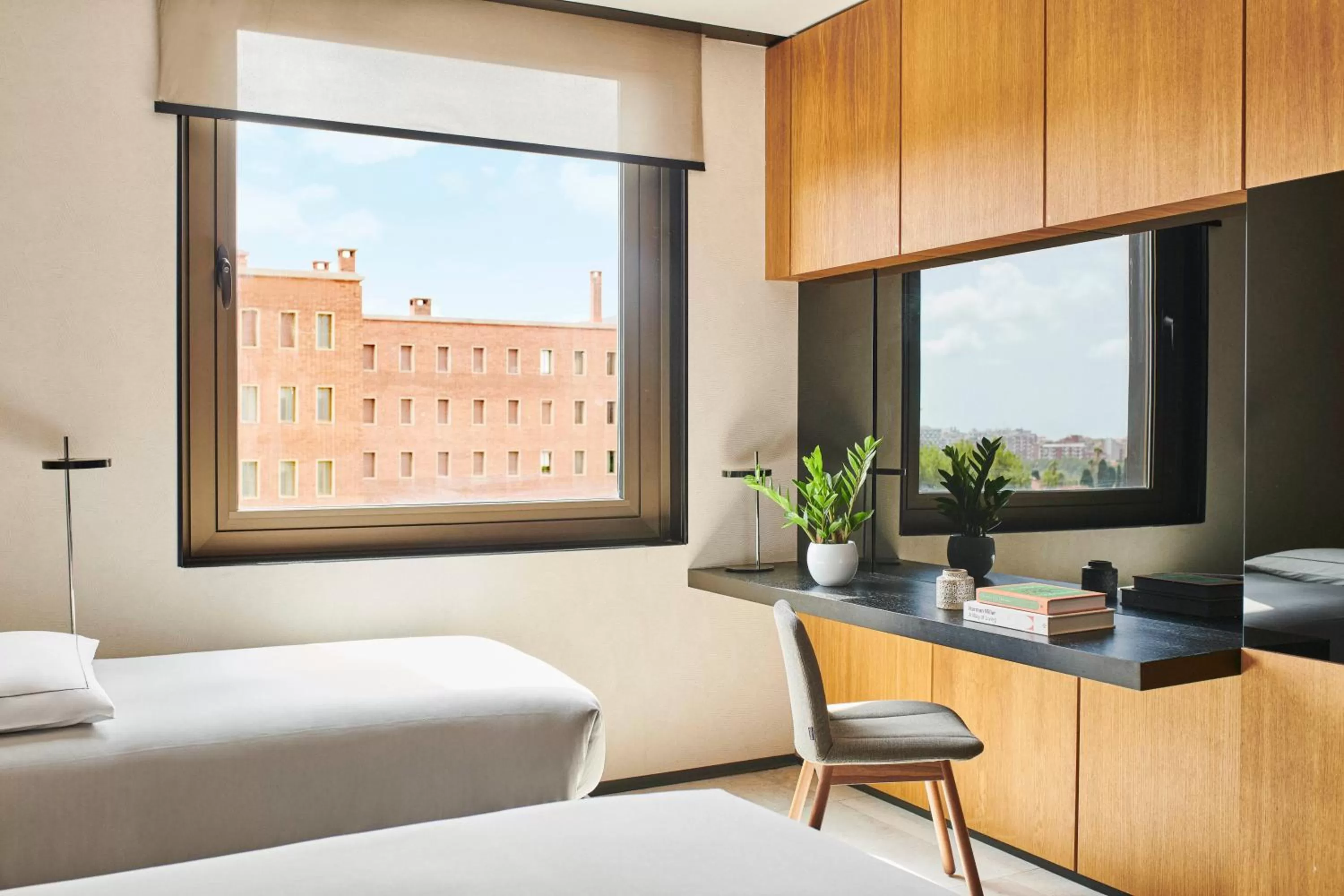 Bed in Grand Hyatt Barcelona