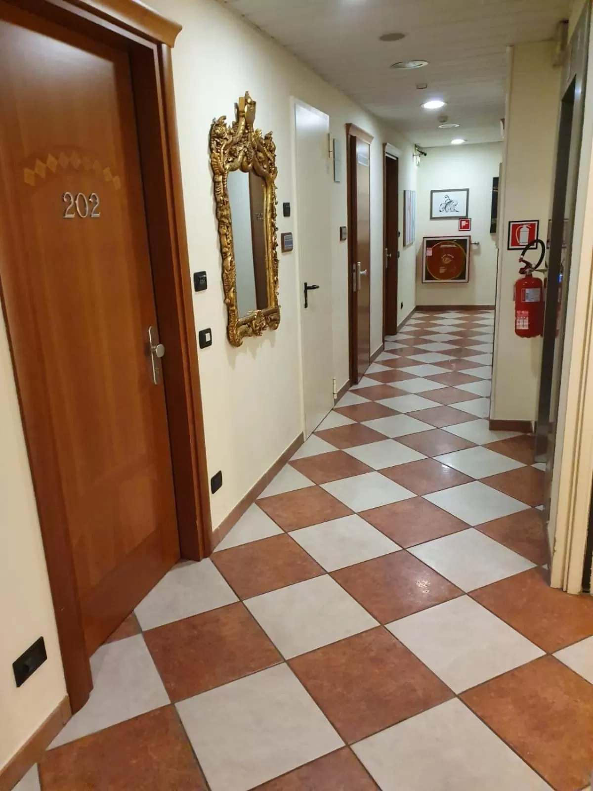 Floor plan in Hotel Giotto