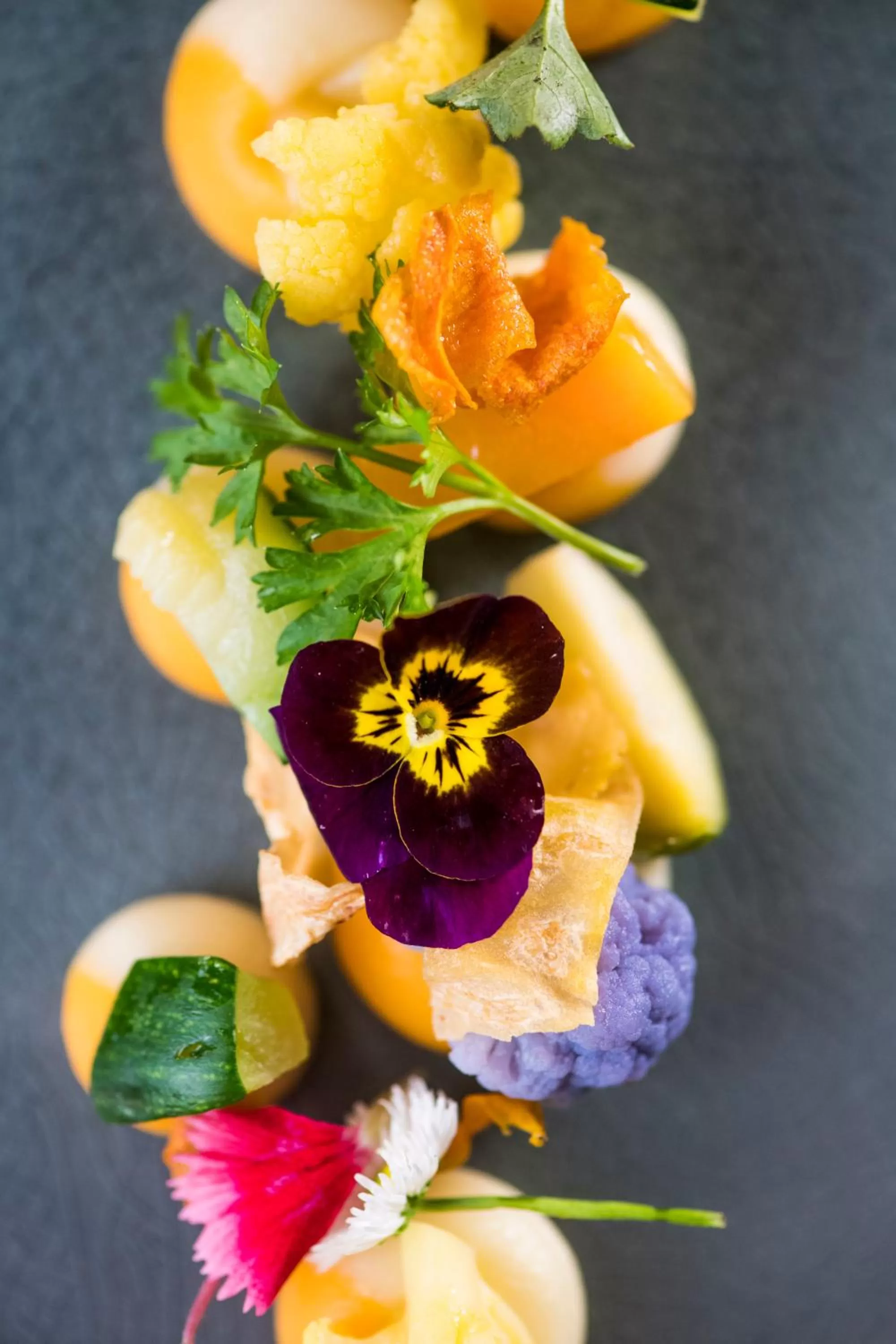Food close-up in Hostellerie Des Châteaux & Spa